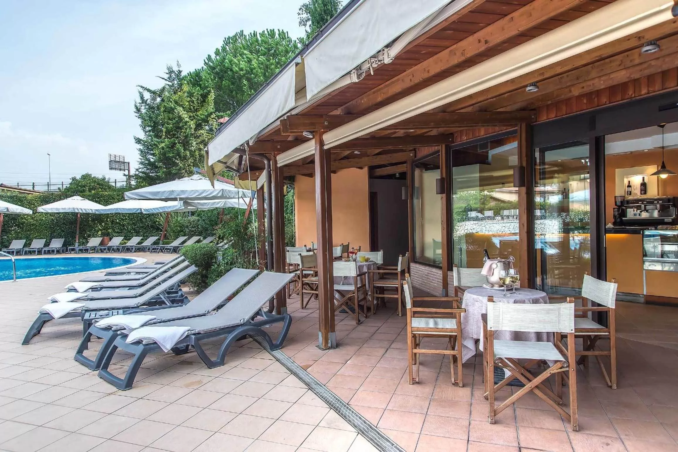 Patio in Hotel La Giocca
