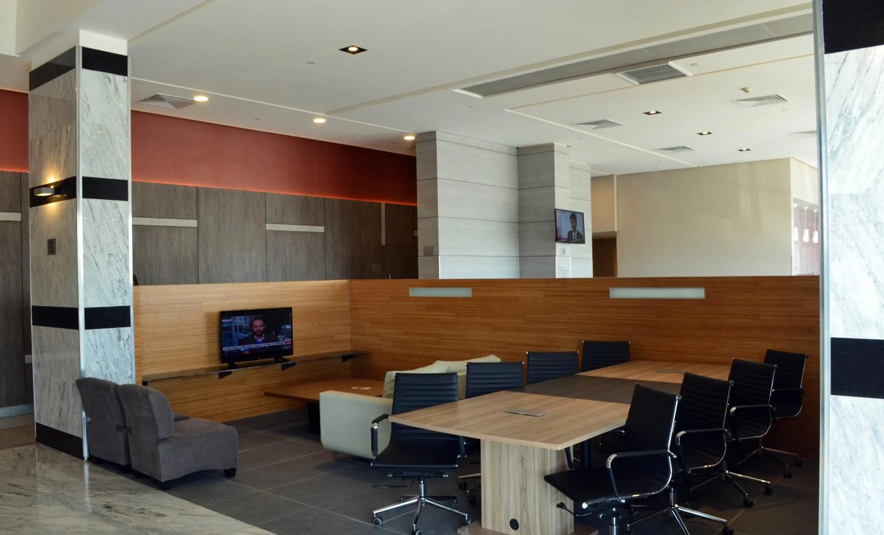 Communal lounge/ TV room in Casa Inn Business Irapuato