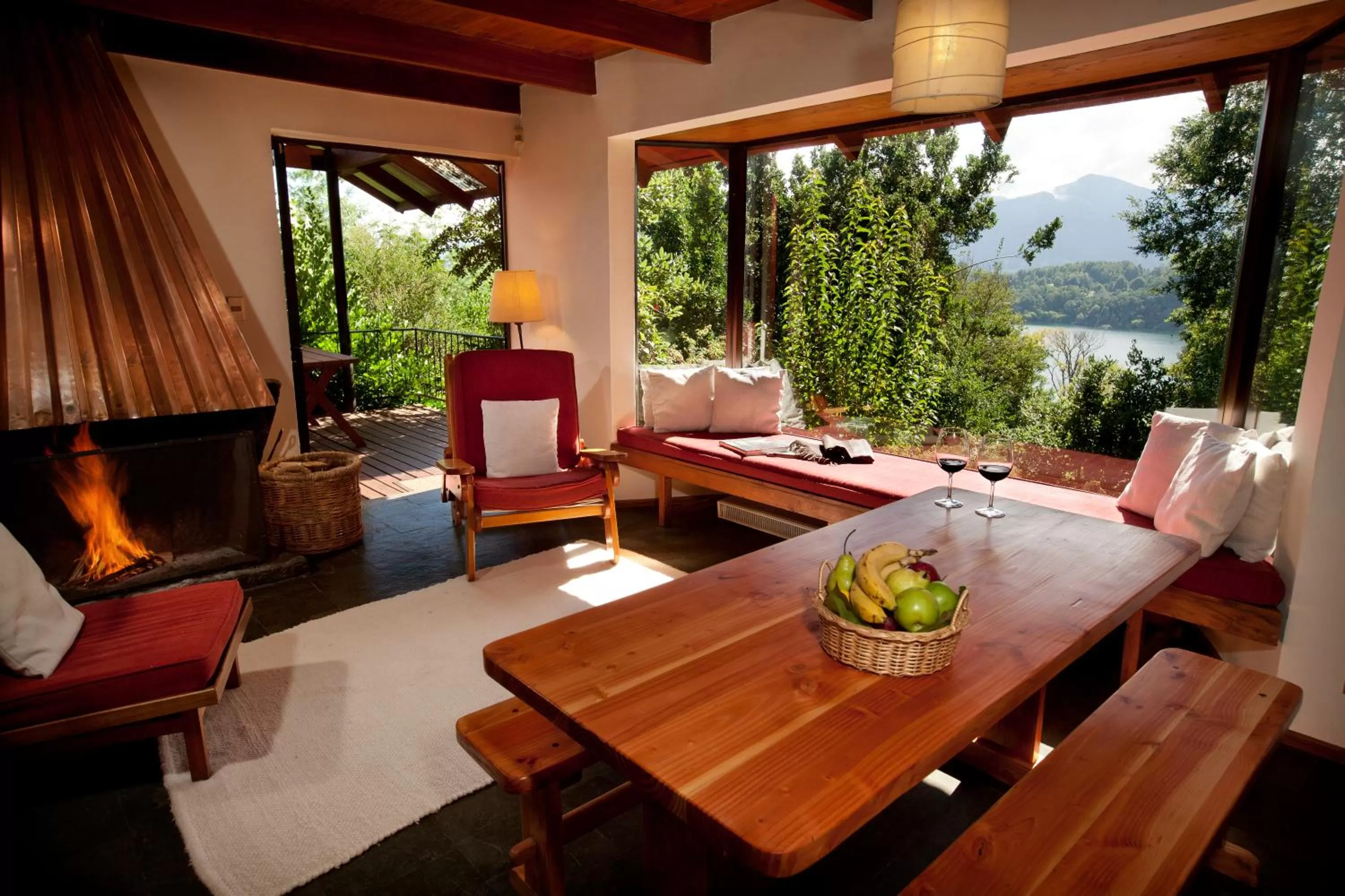 Living room in Hotel Antumalal