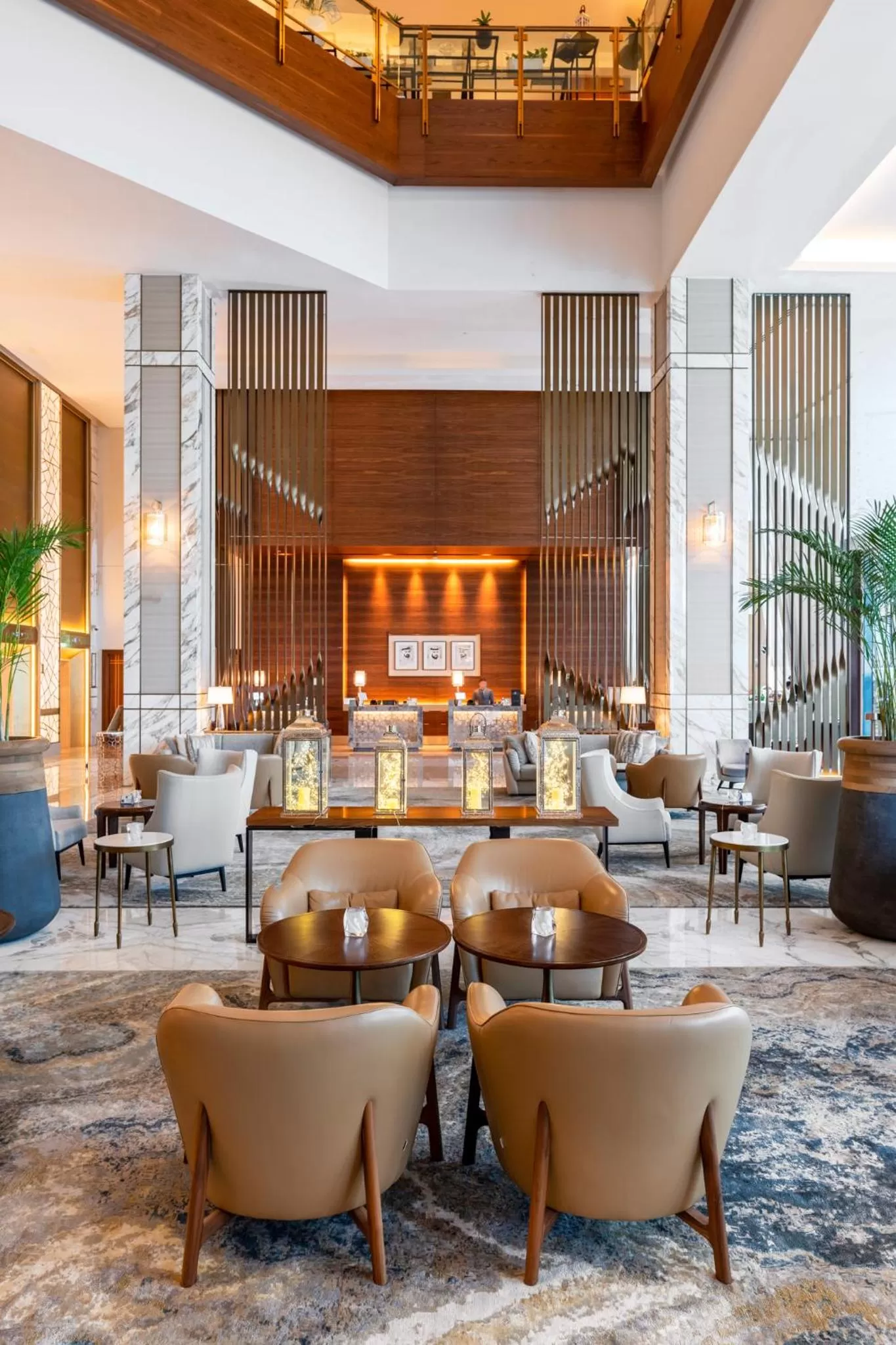 Lobby or reception in Grand Plaza Mövenpick Media City