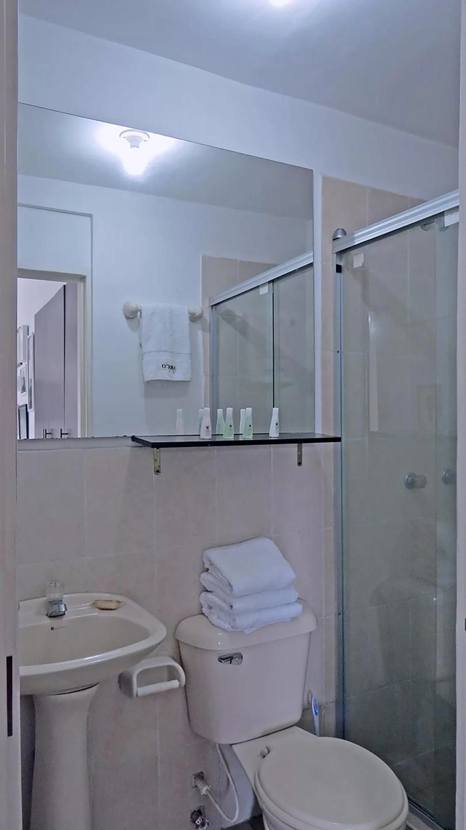 Shower, Bathroom in Arco Apartasuites