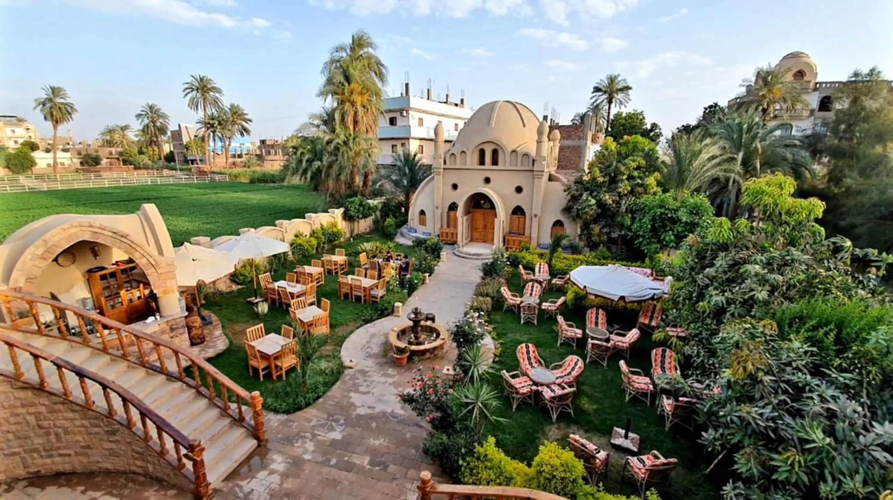 Garden view in Embrace Hotel