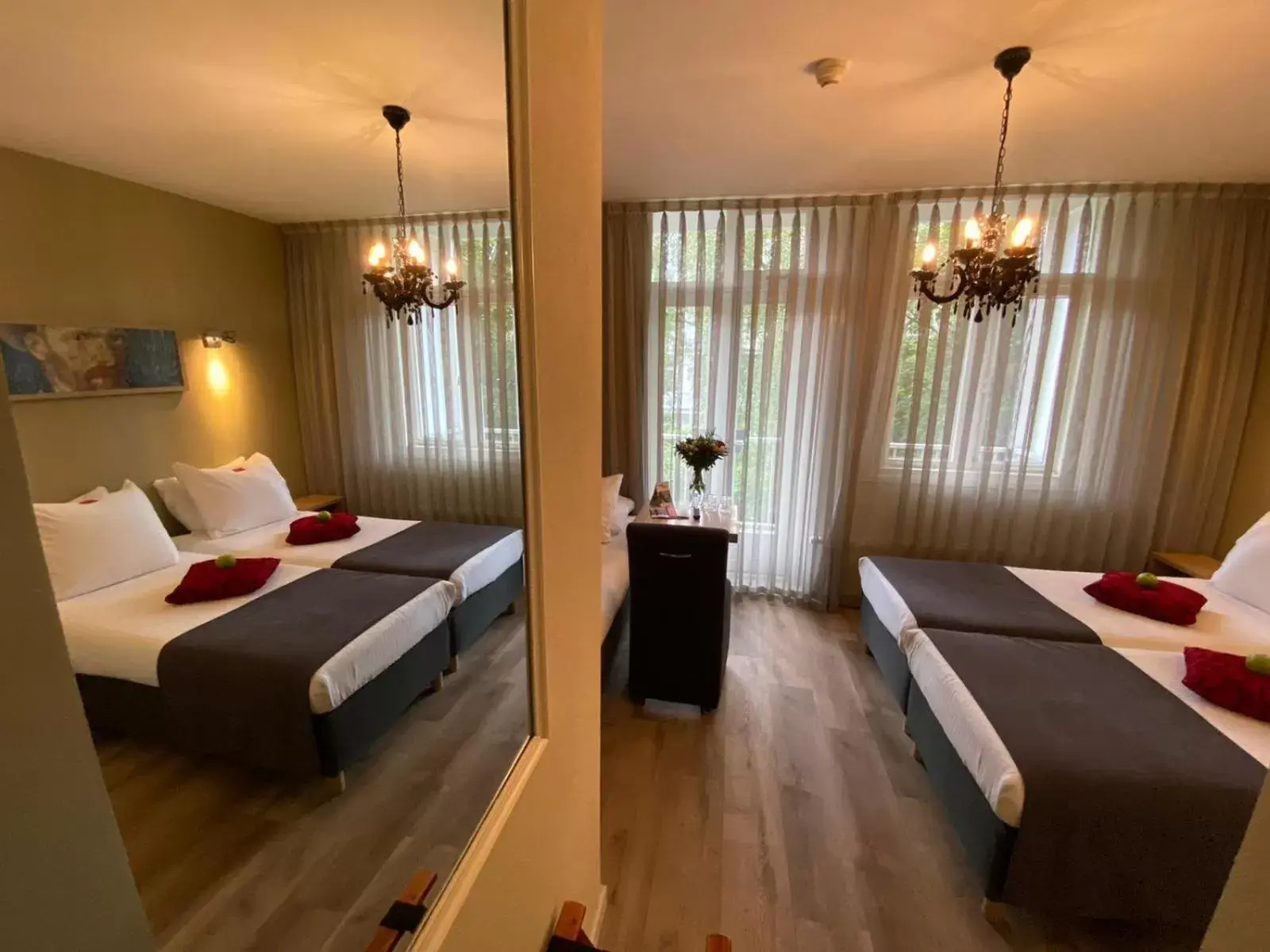 Triple Room with Balcony in Alp Hotel Triple Room with Balcony in Alp Hotel