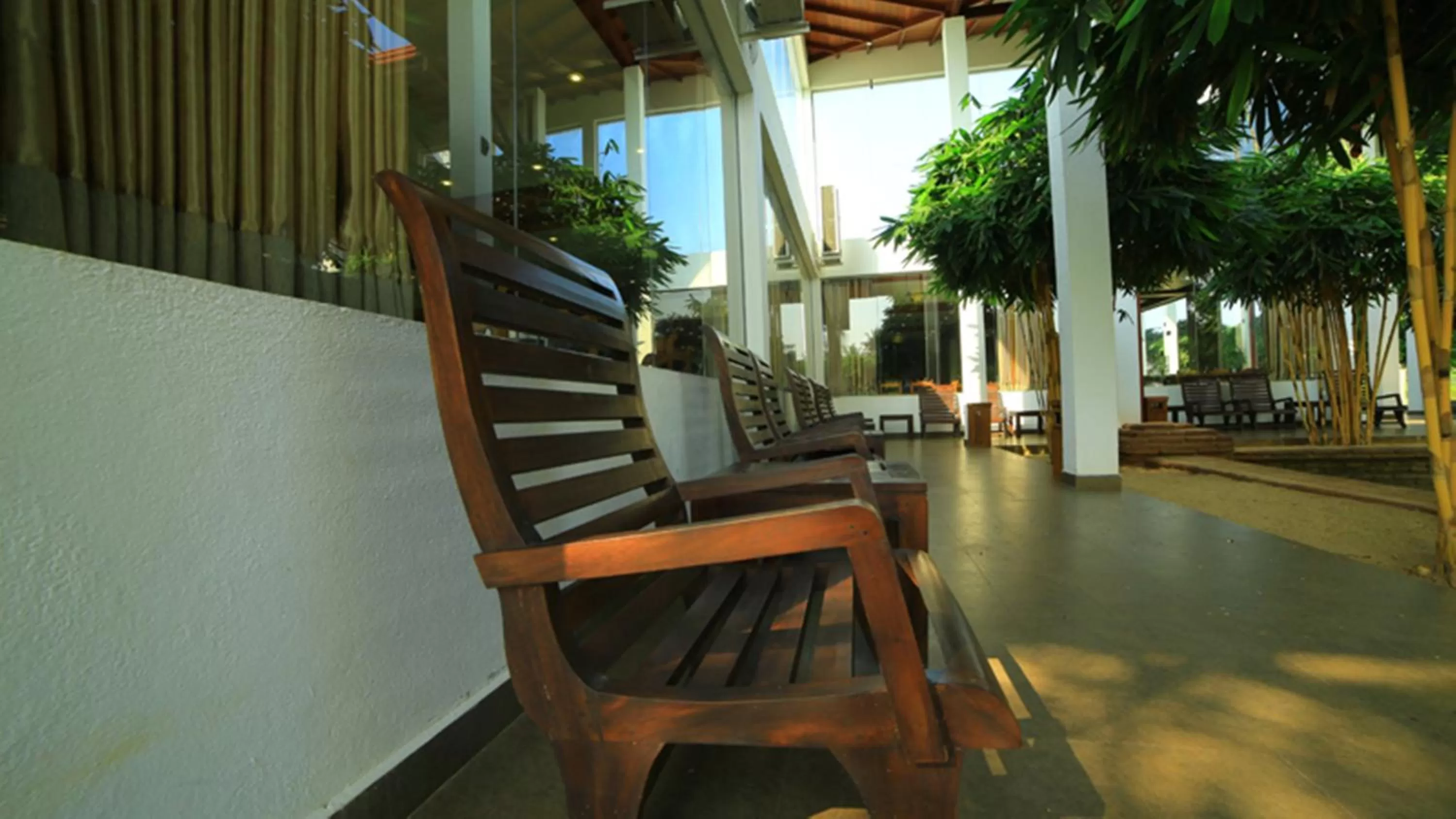Balcony/Terrace in Ruins Chaaya Hotel
