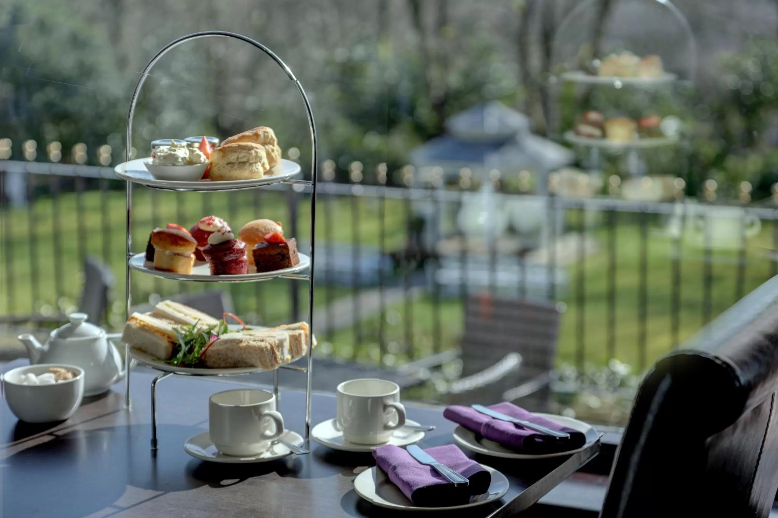 Patio in Higher Trapp Hotel