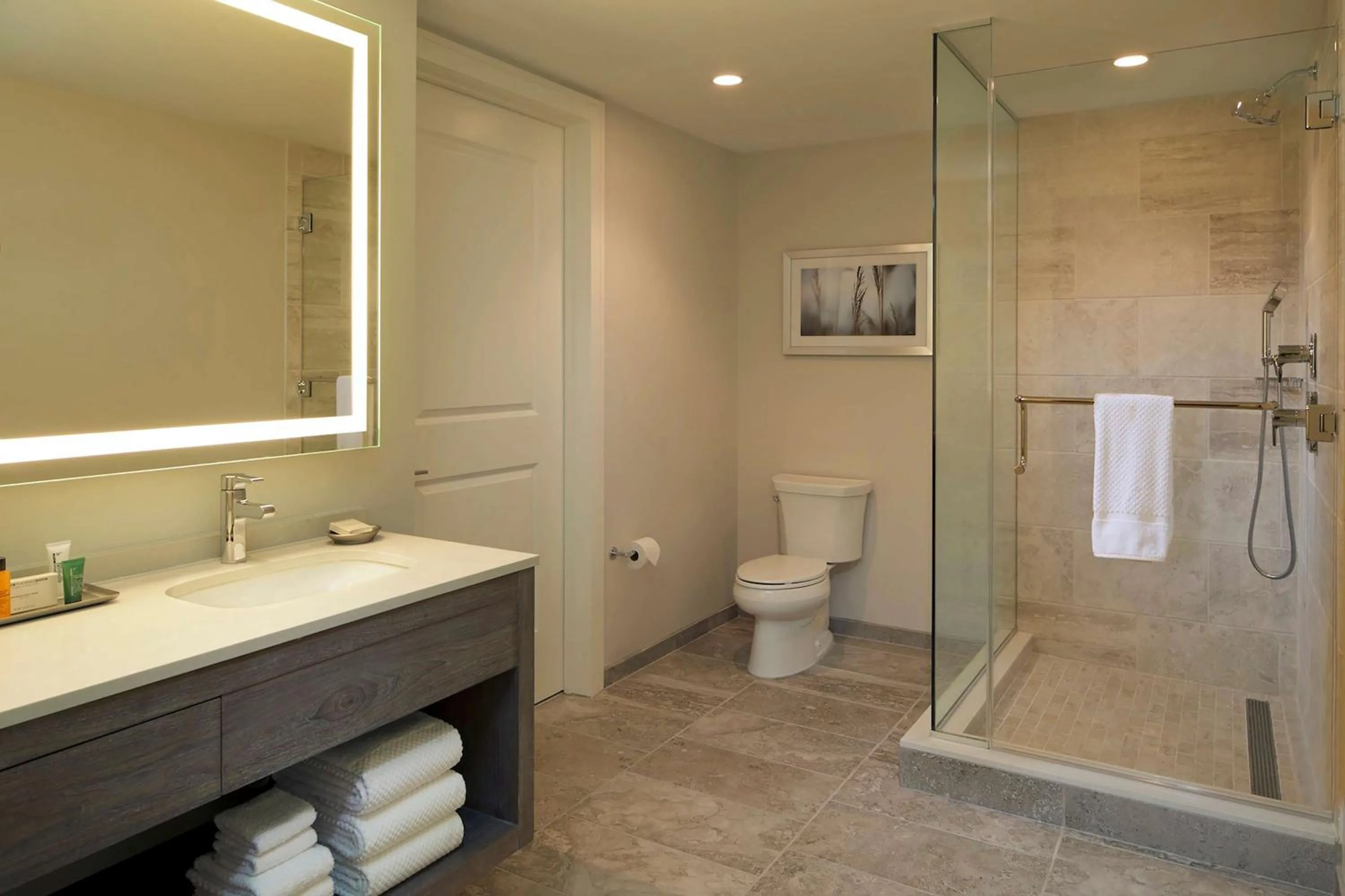 Bathroom in Hilton Grand Vacations Club Ocean Oak Resort Hilton Head