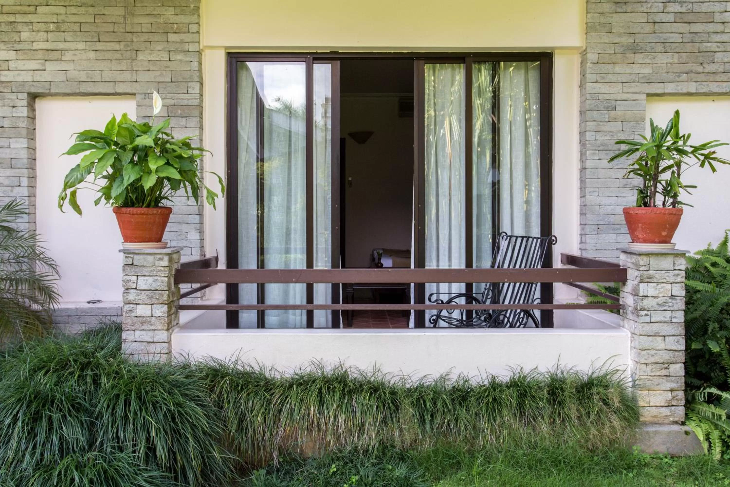 Balcony/Terrace in Hotel Barahi Pokhara