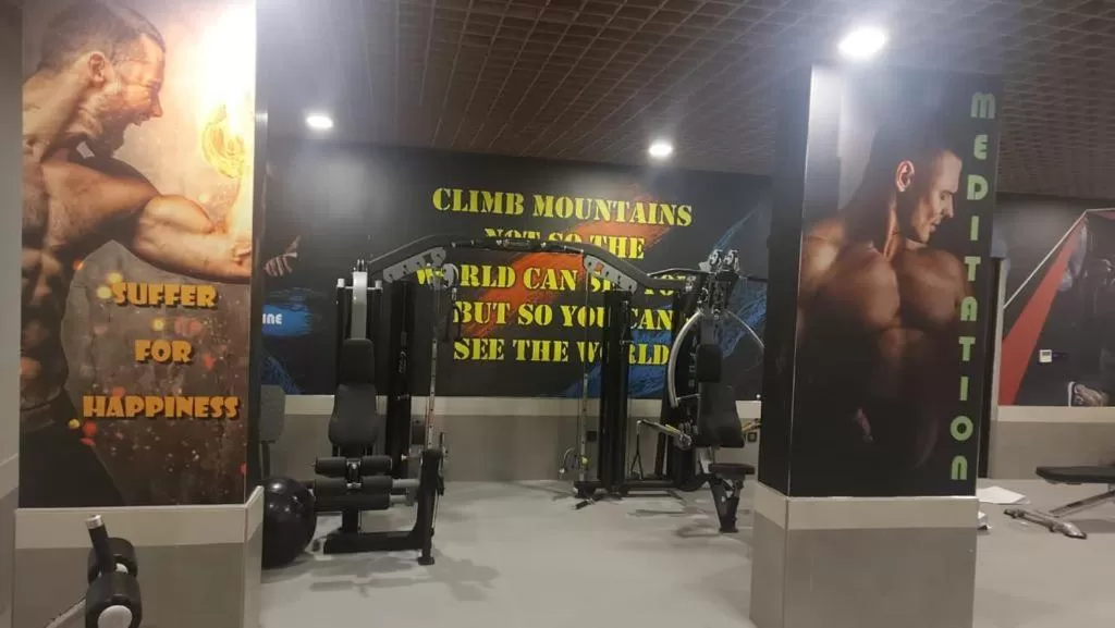 Fitness centre/facilities in Voyage Residence فوياج ريسيدنس للشقق المخدومة