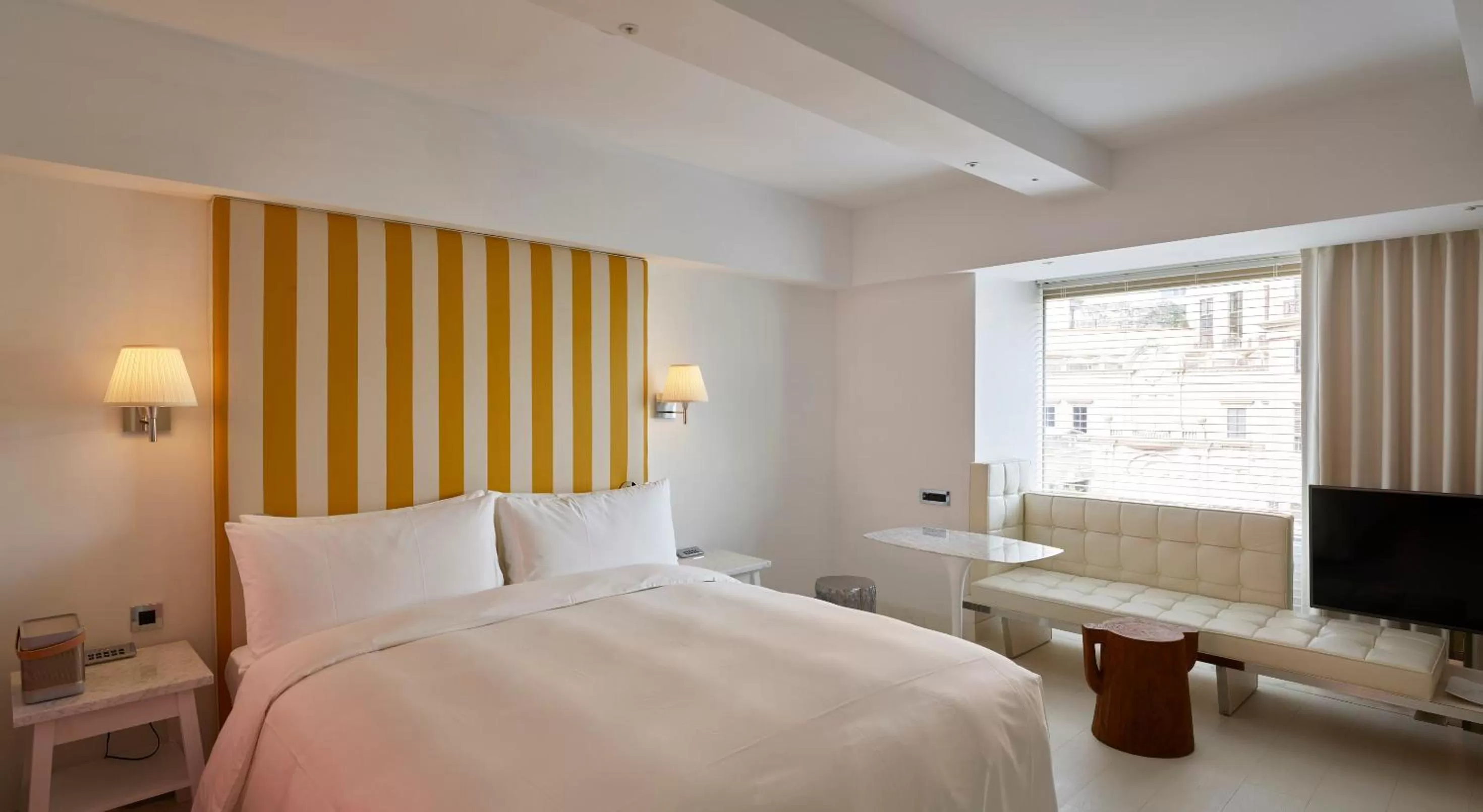 bunk bed, Bed in S Hotel | Designed by Philippe Starck