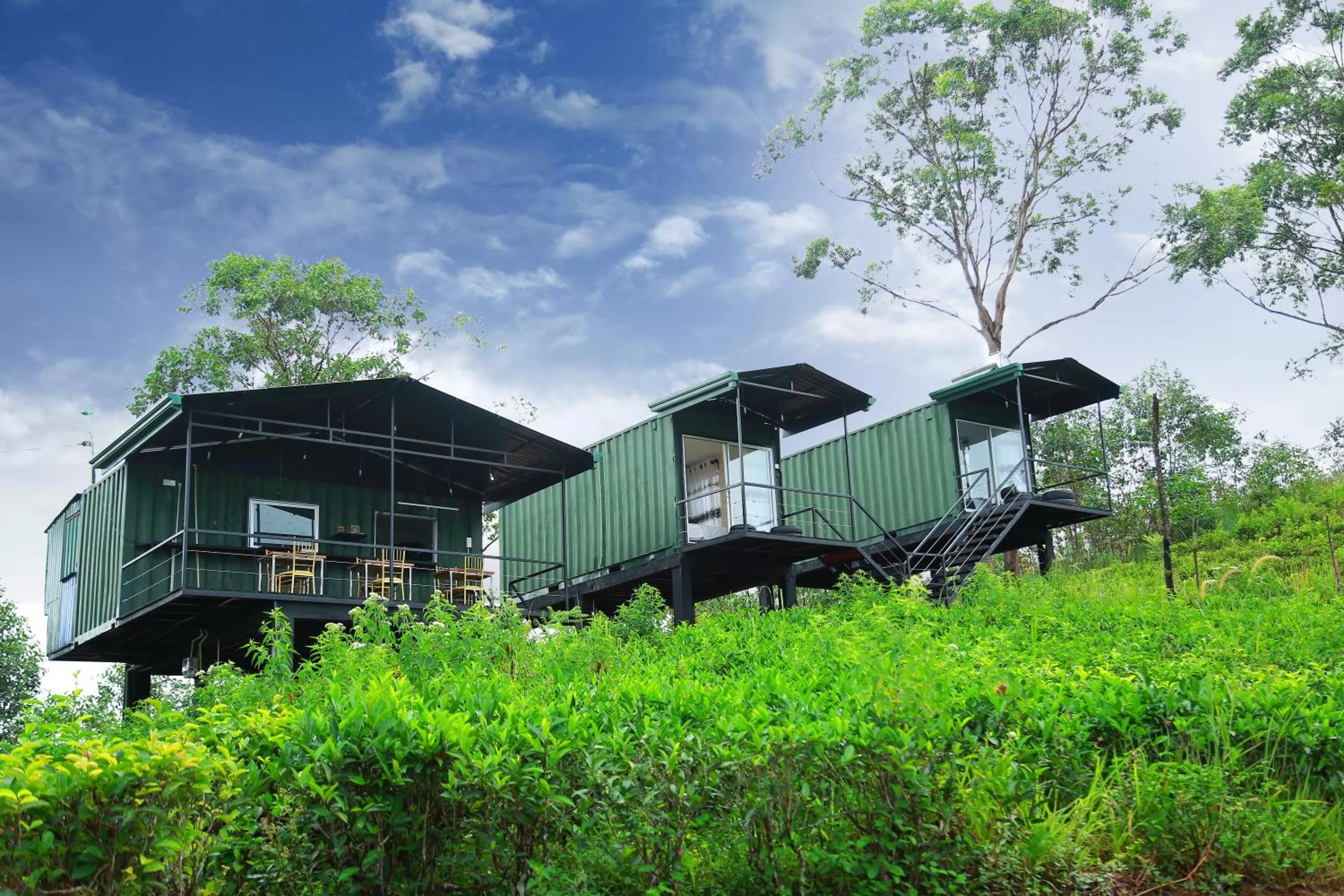 Property building in Box on clouds