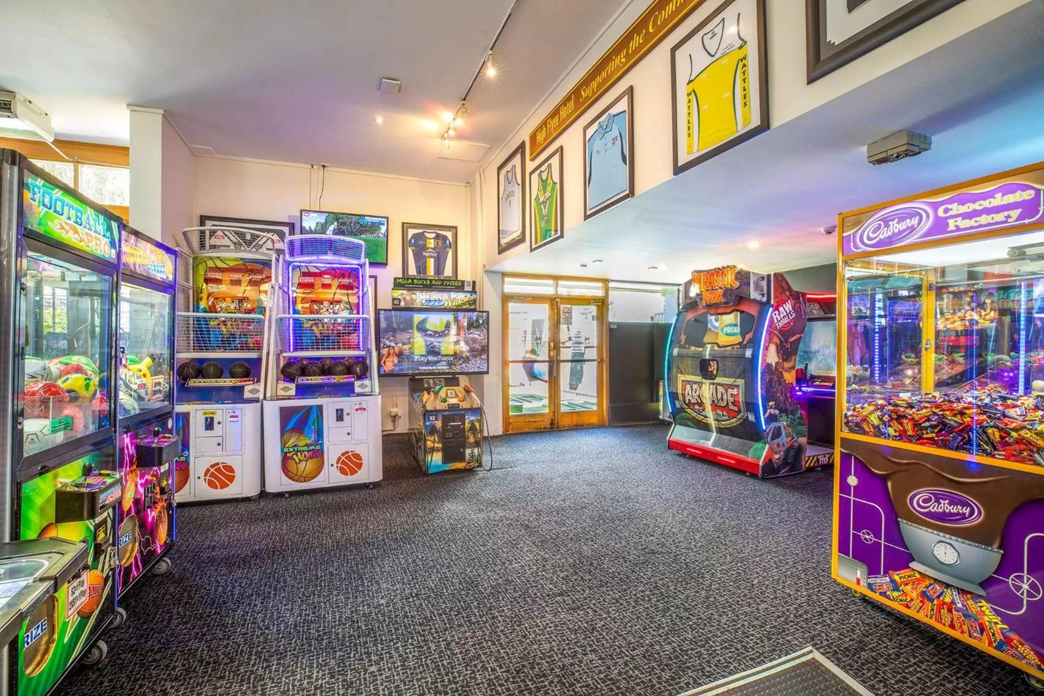 Game Room in Nightcap at High Flyer Hotel