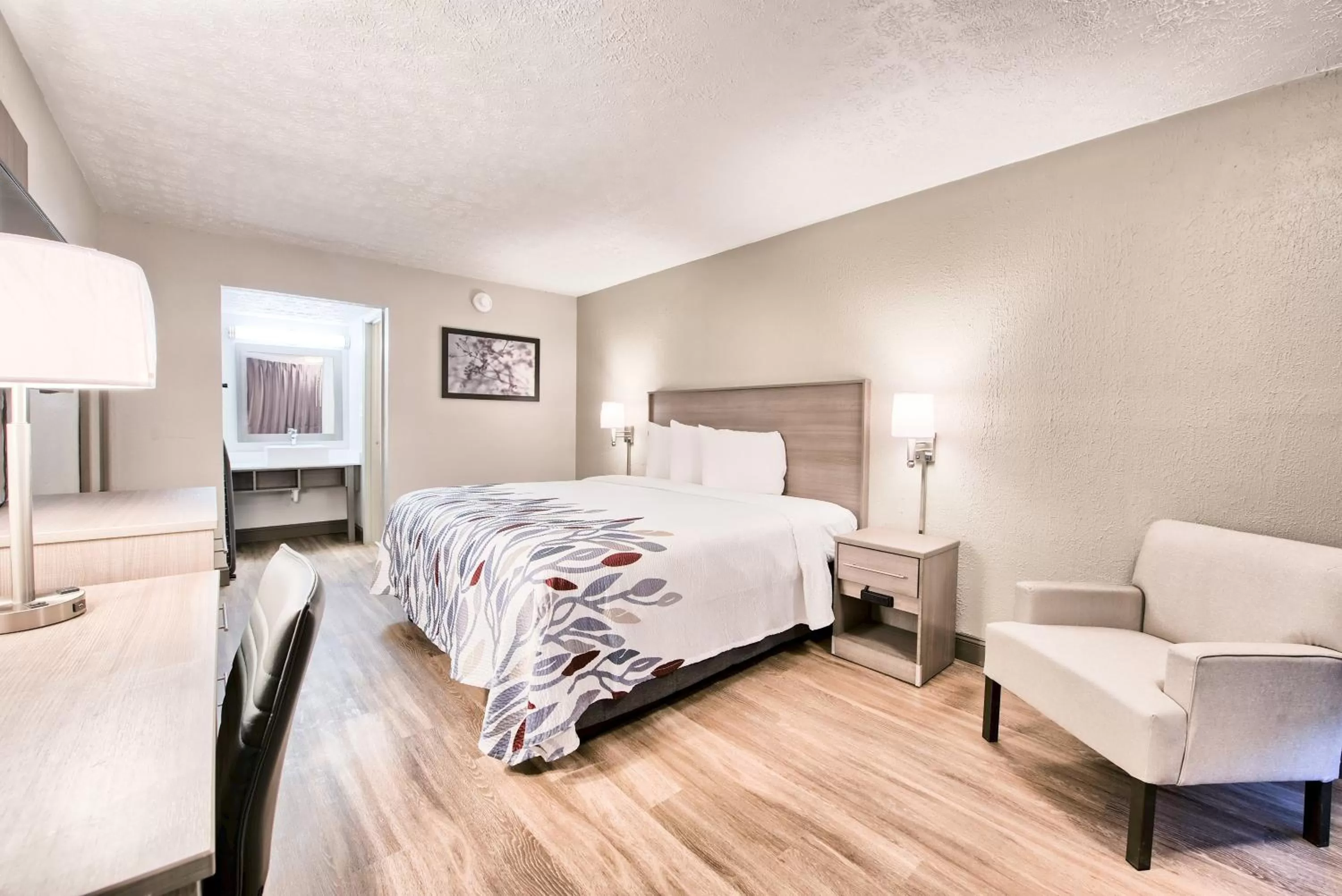 Photo of the whole room, Bed in Red Roof Inn Dayton - Moraine/U of Dayton