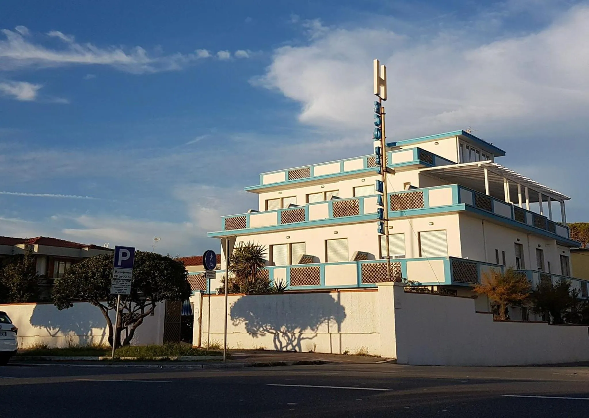 Facade/entrance in Hotel Eco Del Mare