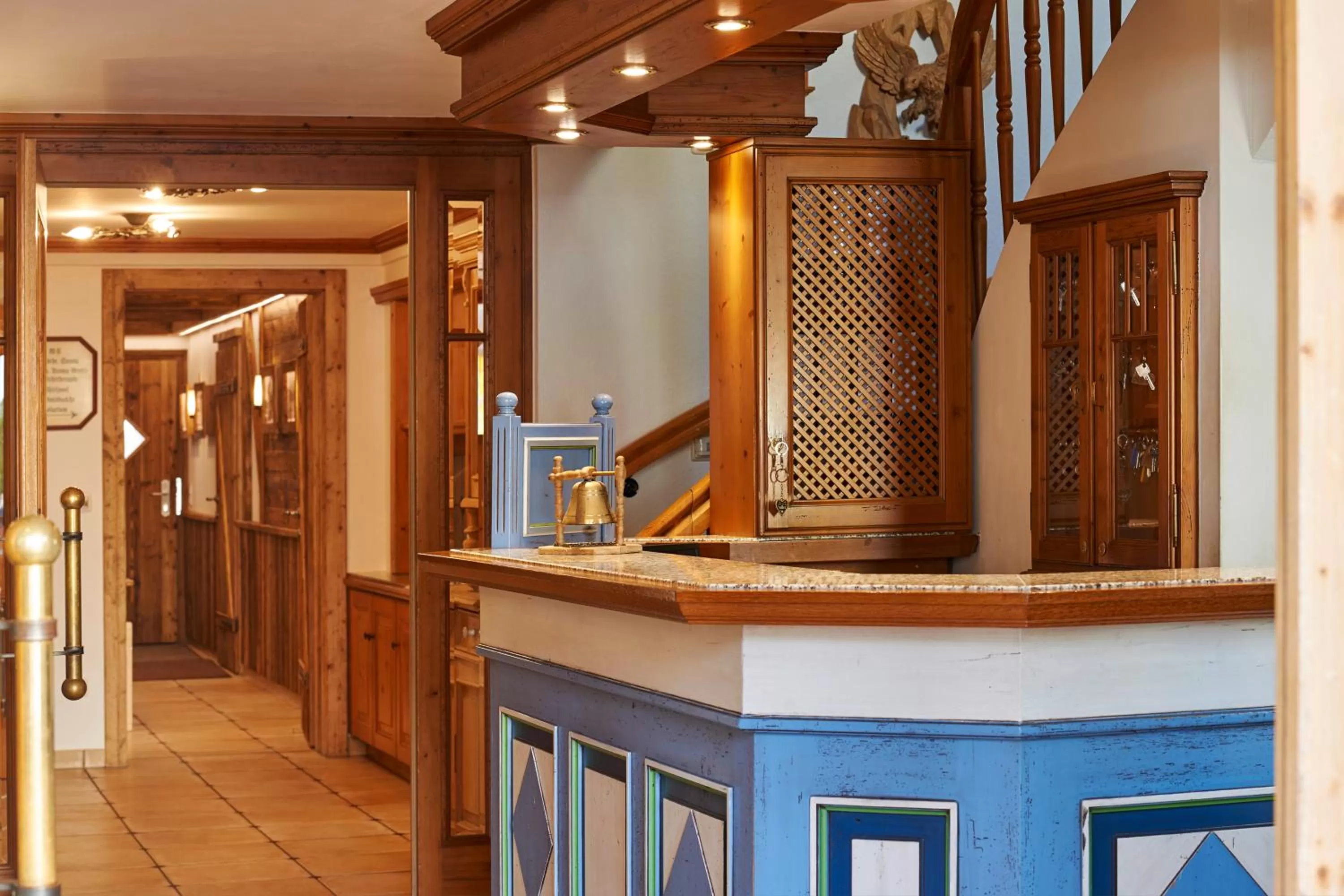 Lobby or reception in Hotel Adler