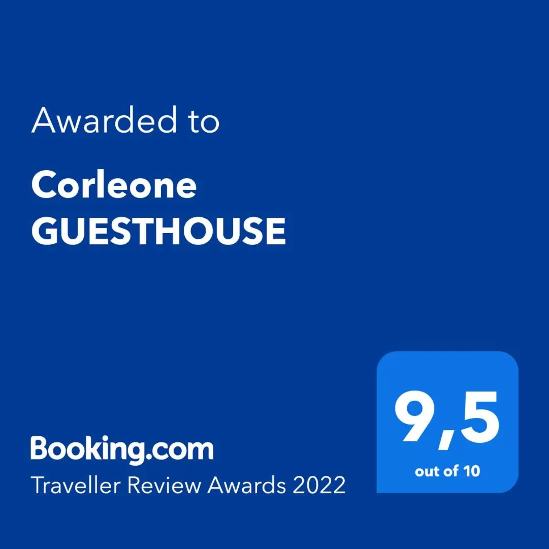 Logo/Certificate/Sign in Corleone GUESTHOUSE