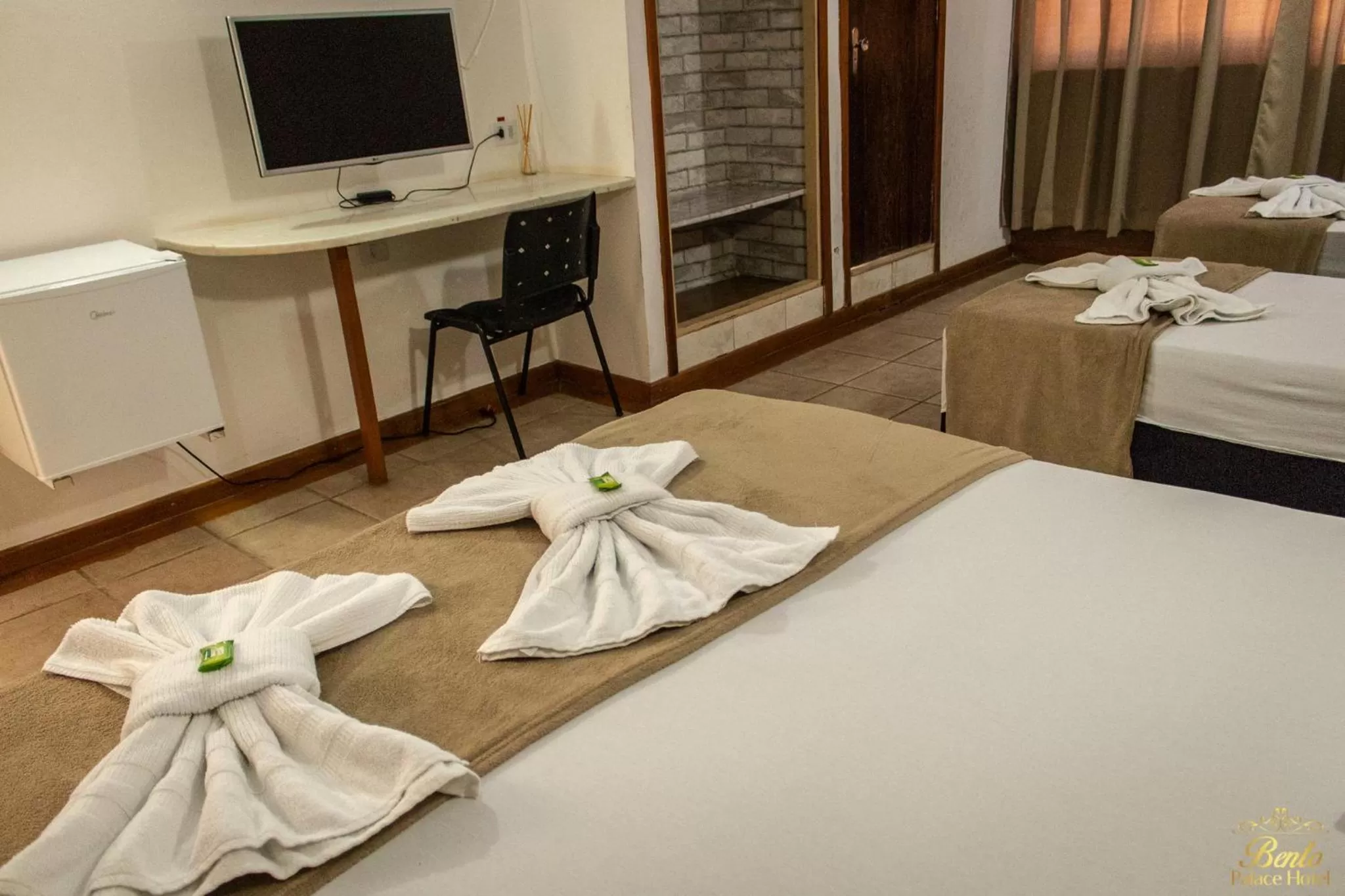 Bed in Bento palace hotel