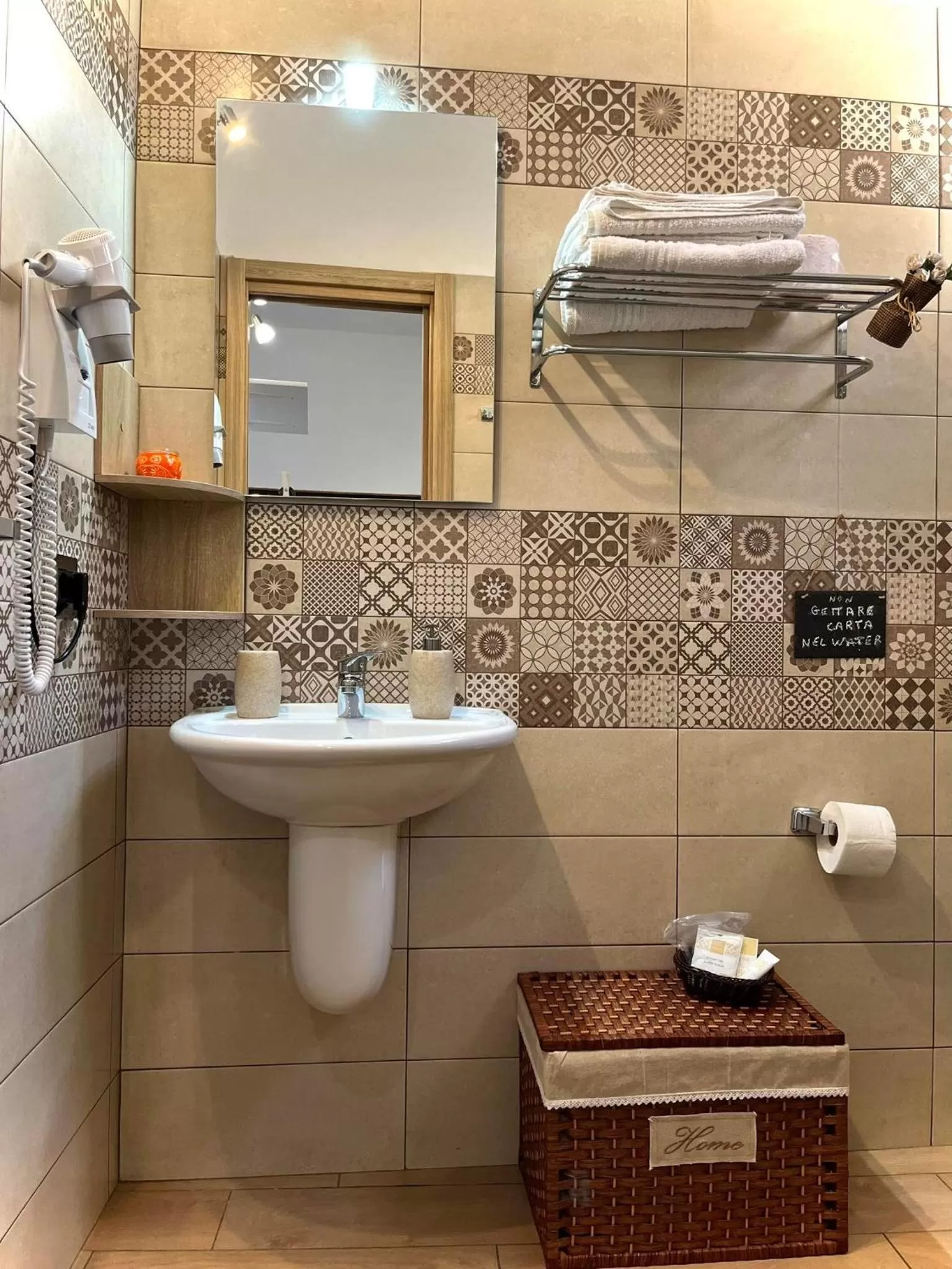 Bathroom in La corte di Angelica