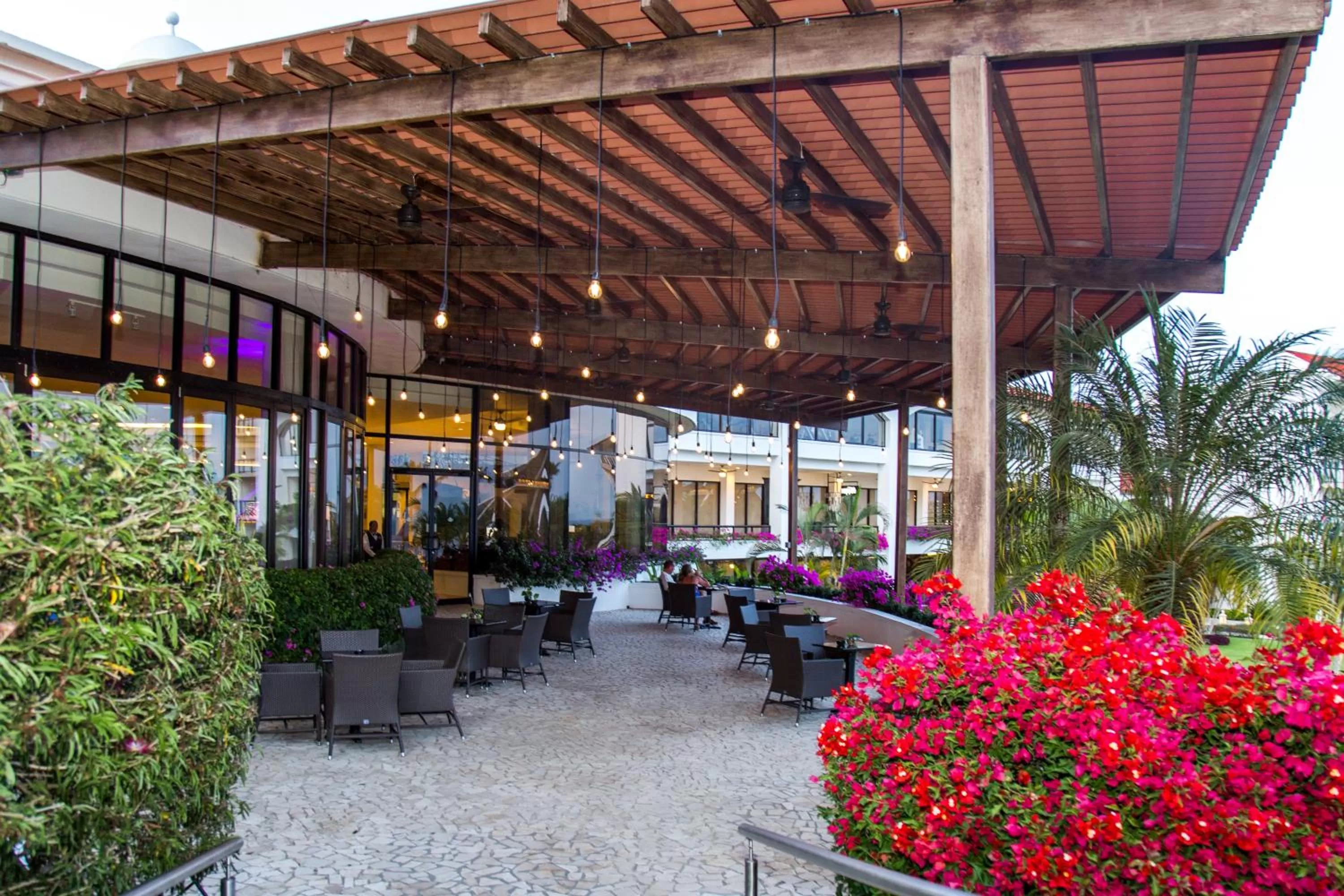 Patio in Dreams Playa Bonita All Inclusive