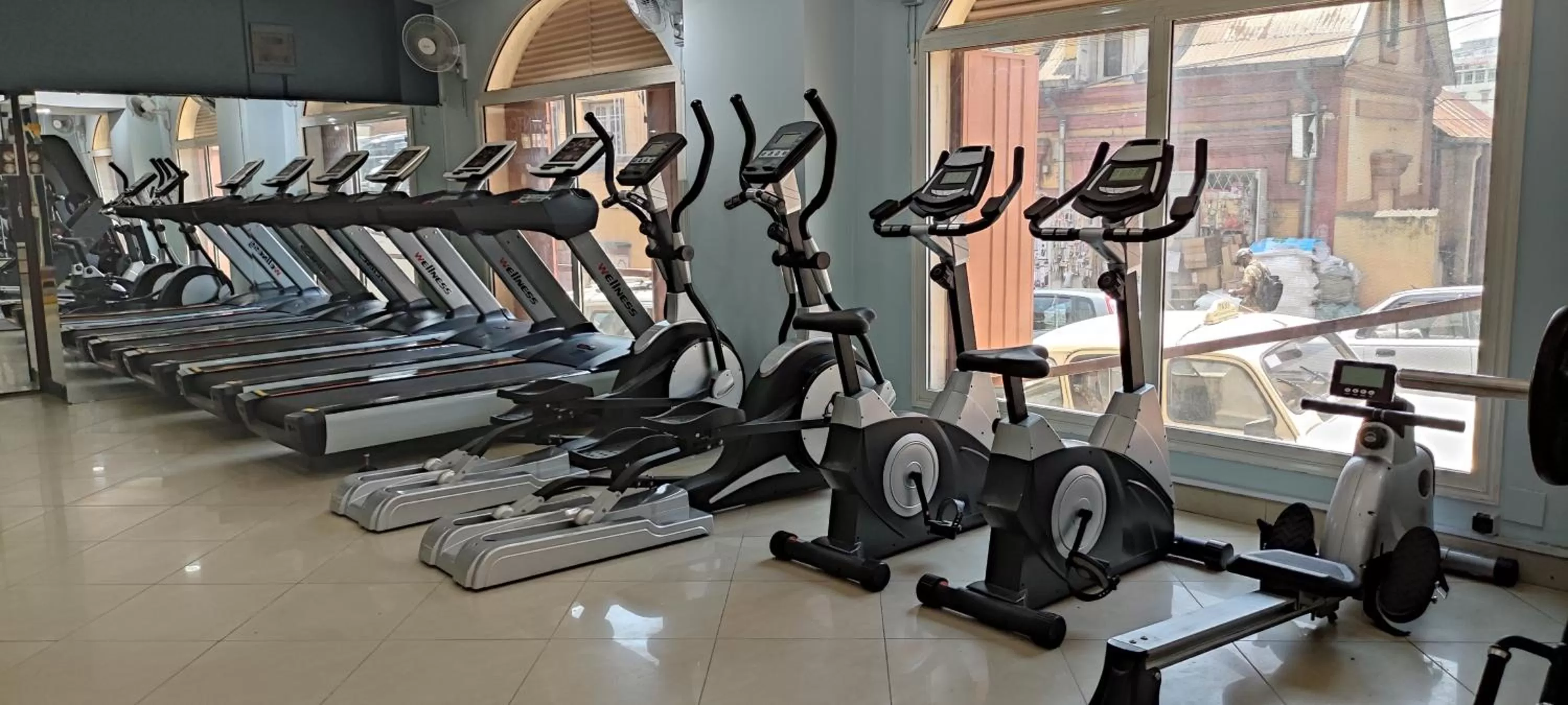 Fitness centre/facilities in Downtown Hotel