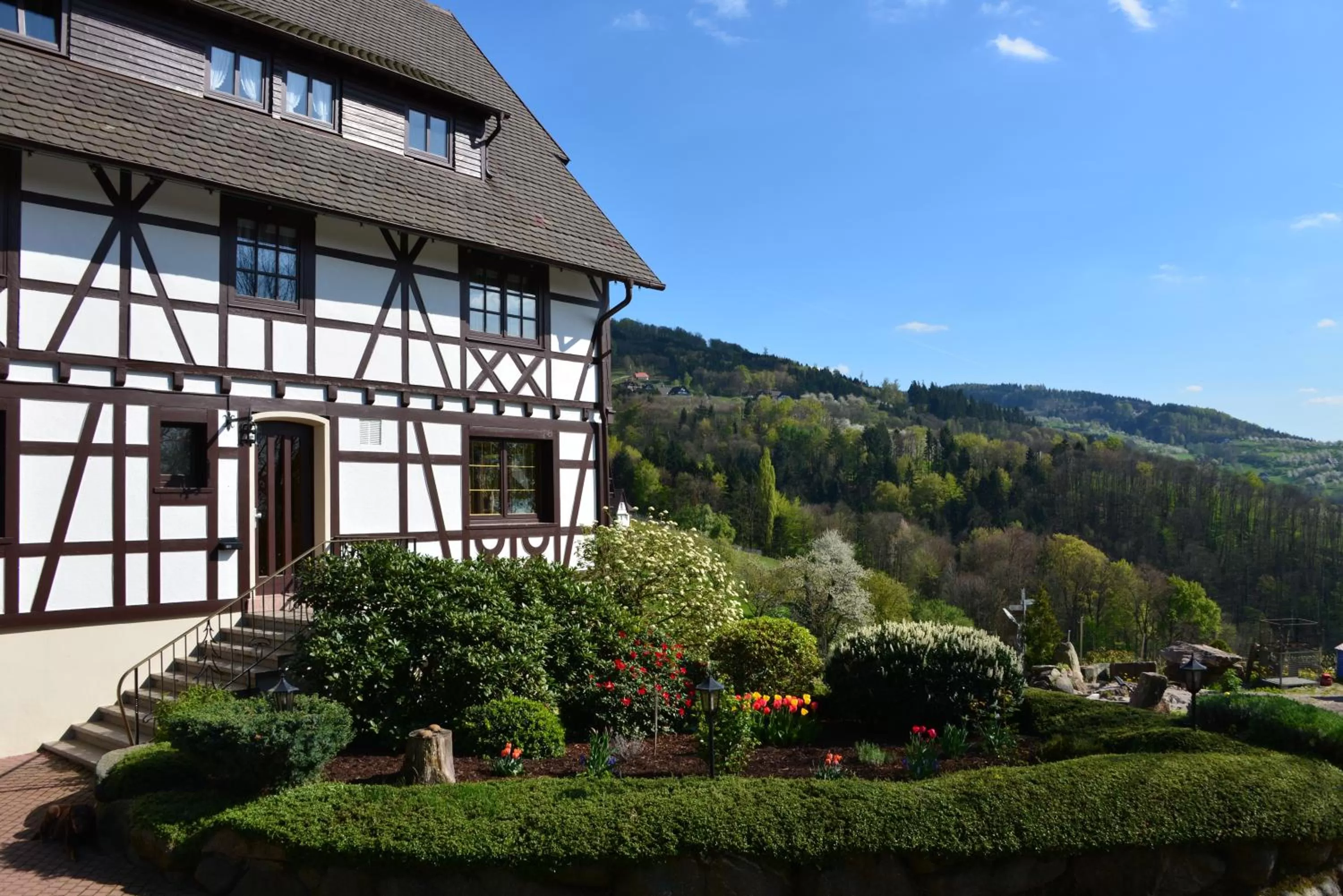 Garden view, Property Building in RelaxHotel Tannenhof