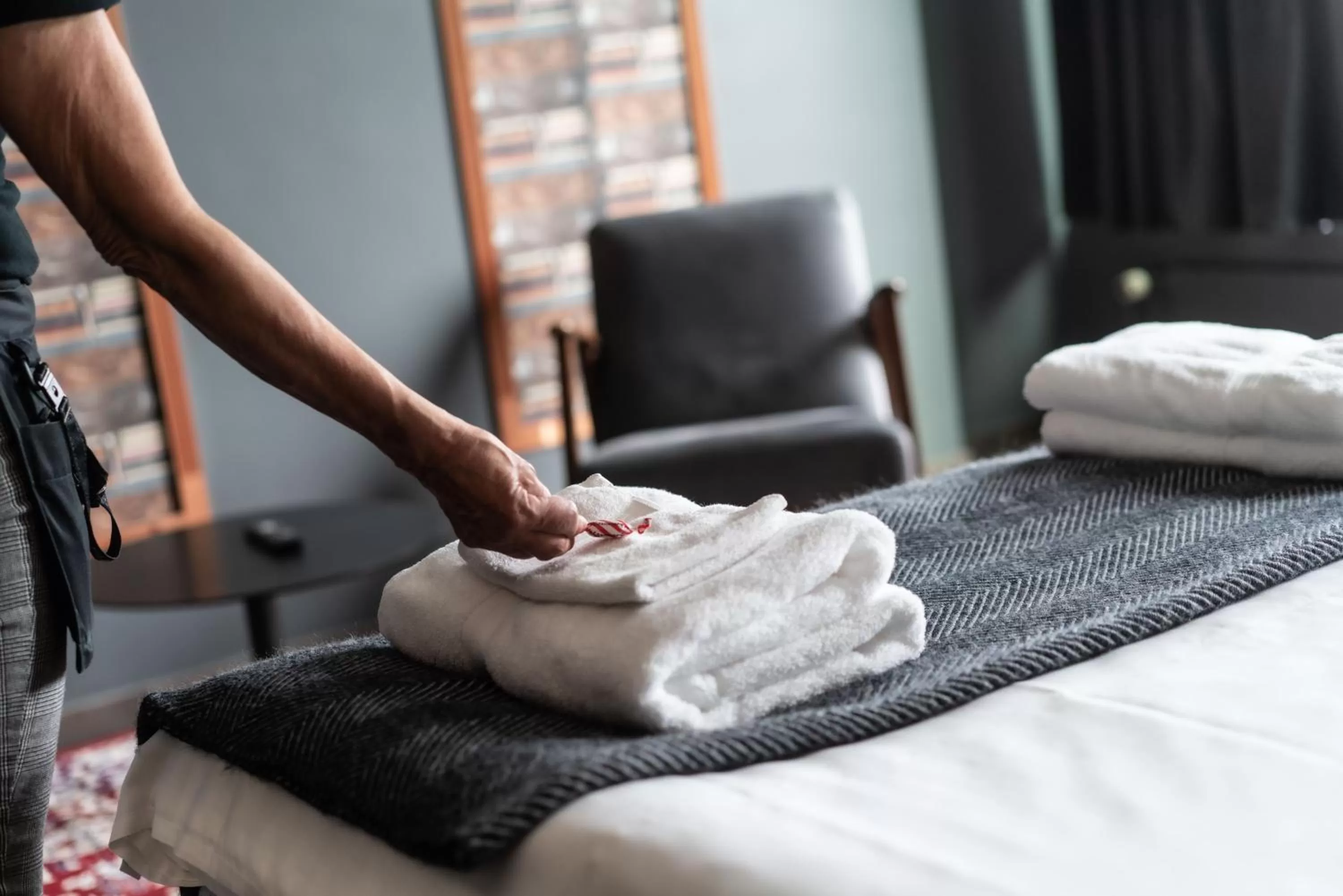 Bedroom in Hotelli Olof