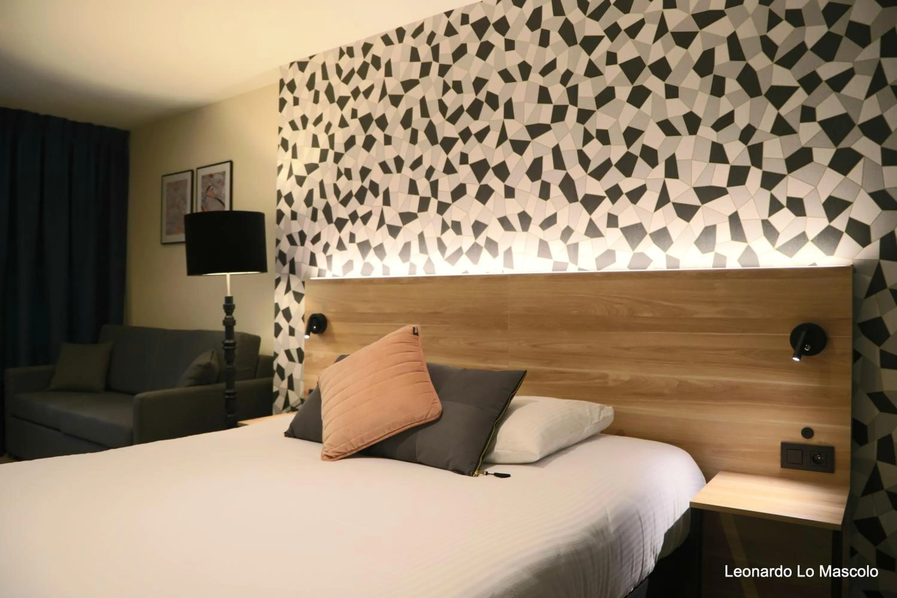 Seating area in Univers Hotel Liege-Guillemins