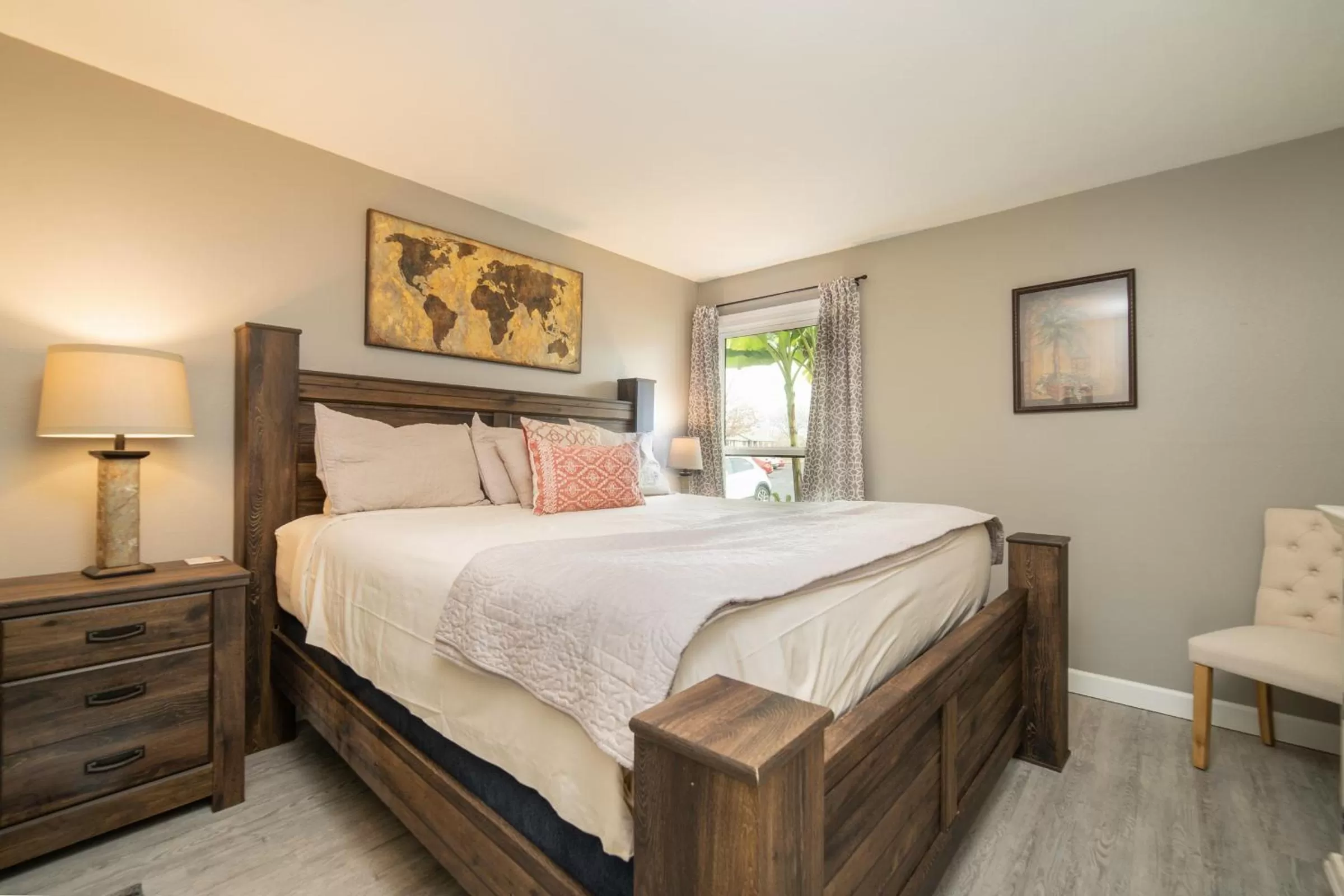 Bed in Pointe Royale Golf Resort