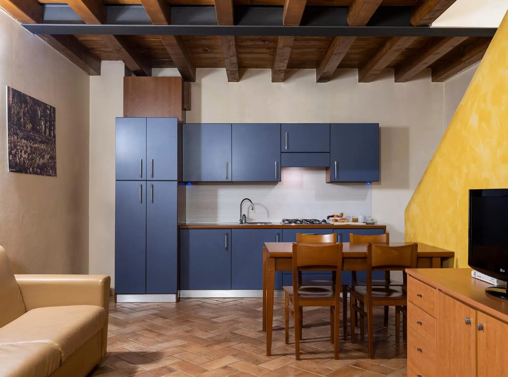 Kitchen or kitchenette in Parco Termale di Villa Dei Cedri