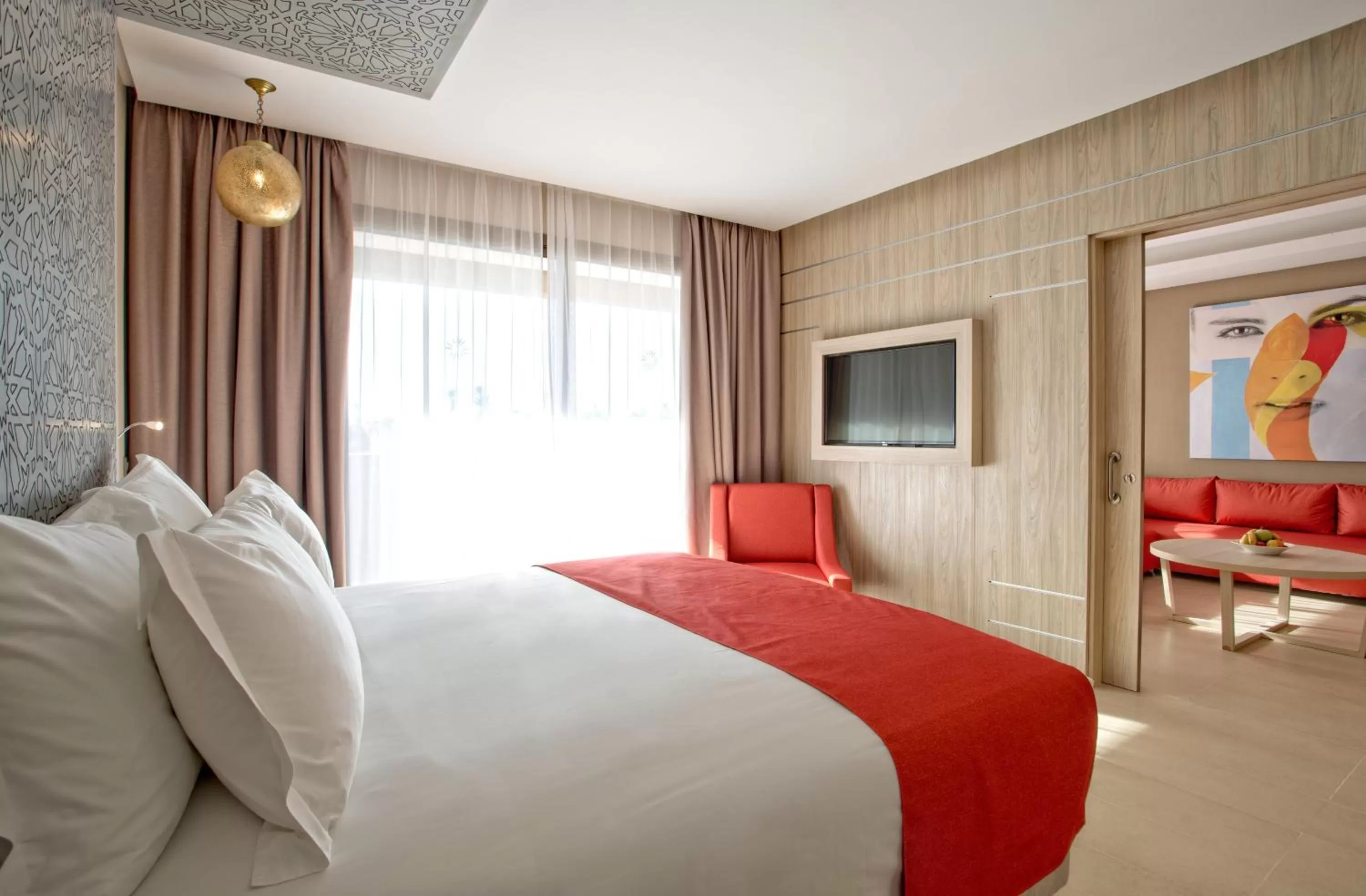 Living room, Bed in Be Live Collection Marrakech Adults Only All inclusive