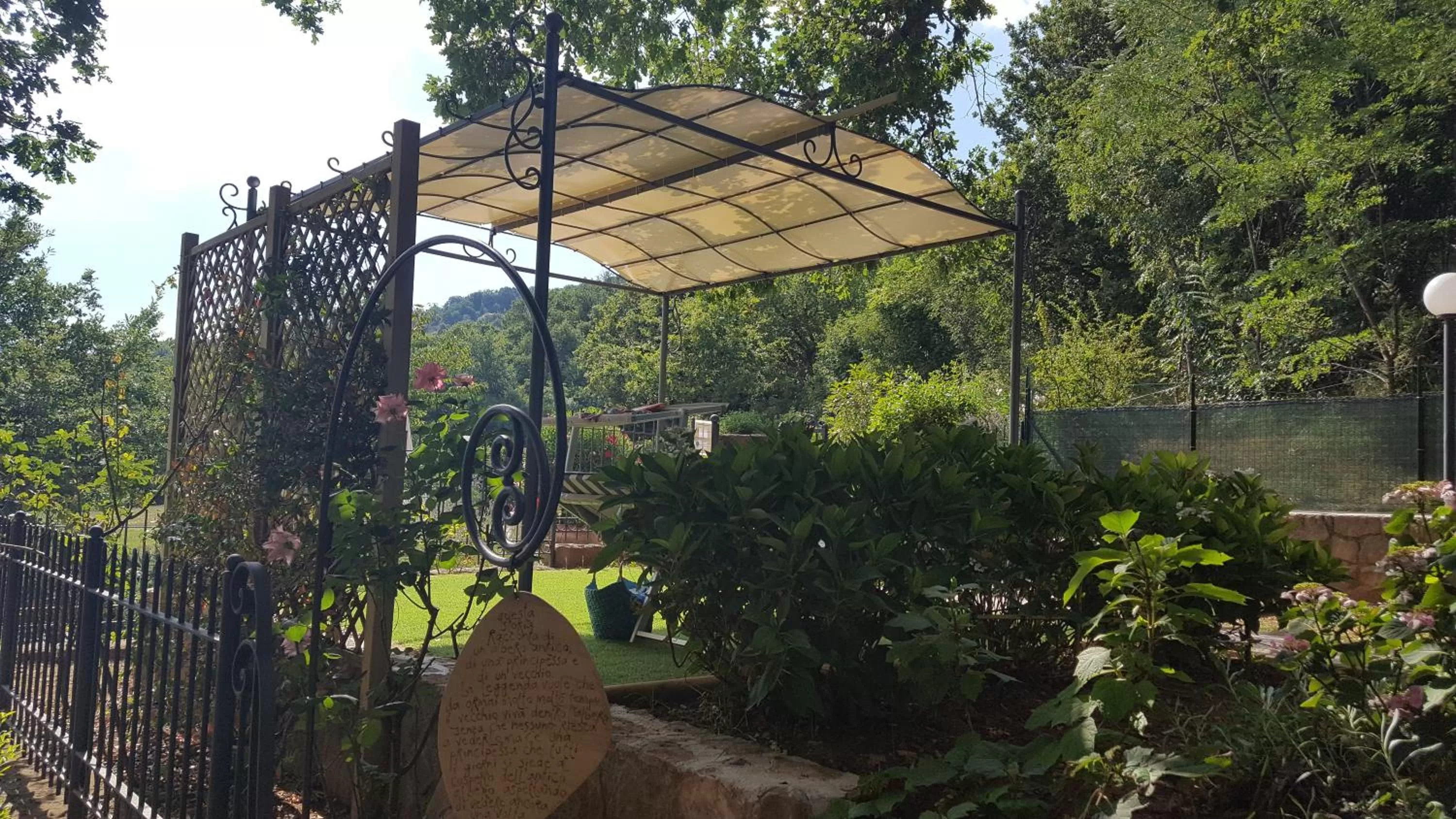 Garden in B&B La Valle