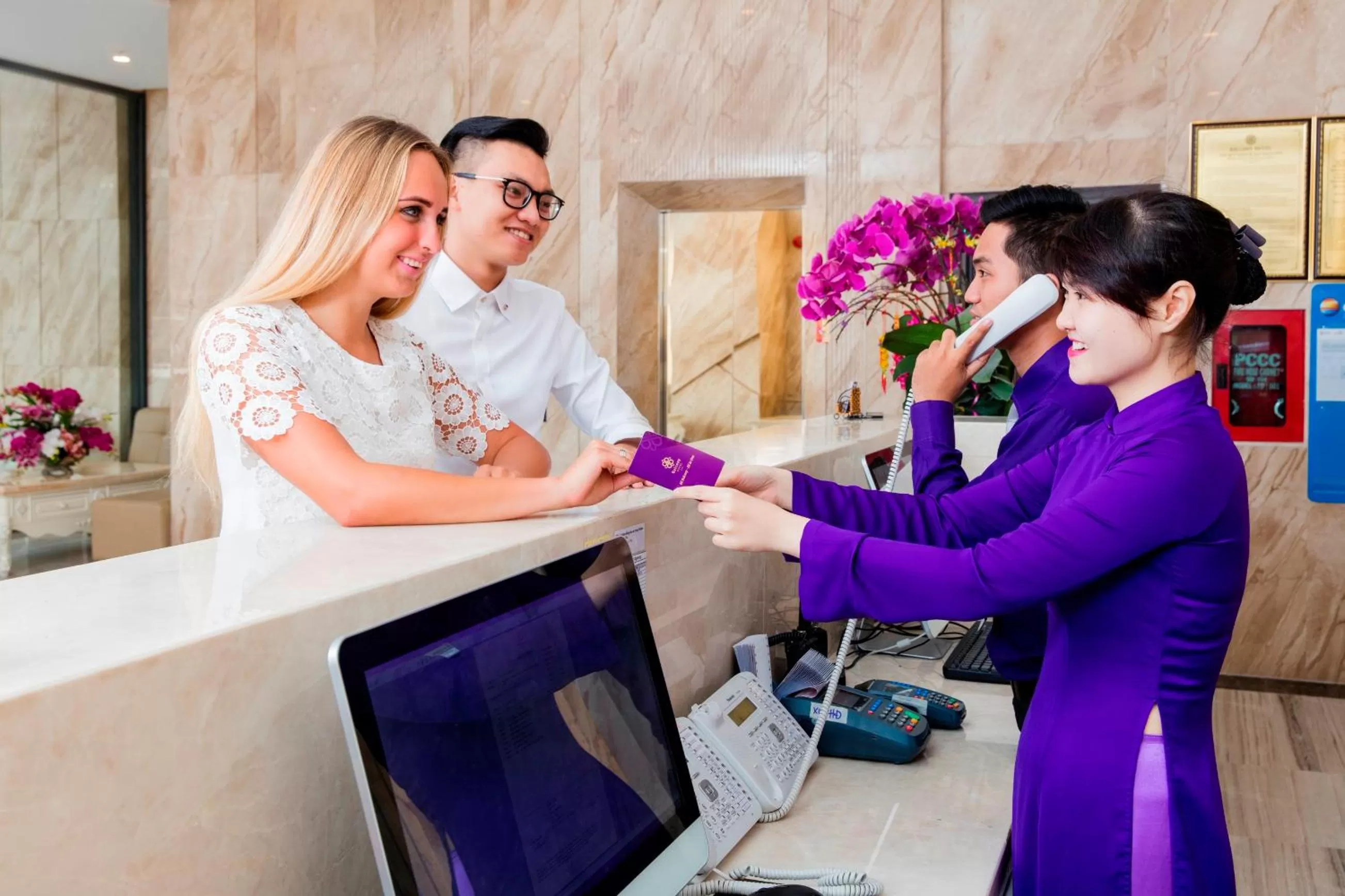 Lobby or reception in Balcony Nha Trang Hotel