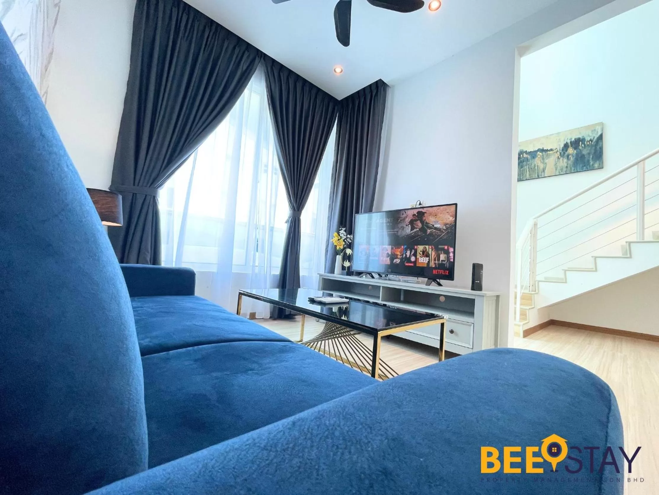 Seating Area in The Wave Suites Melaka by BEESTAY