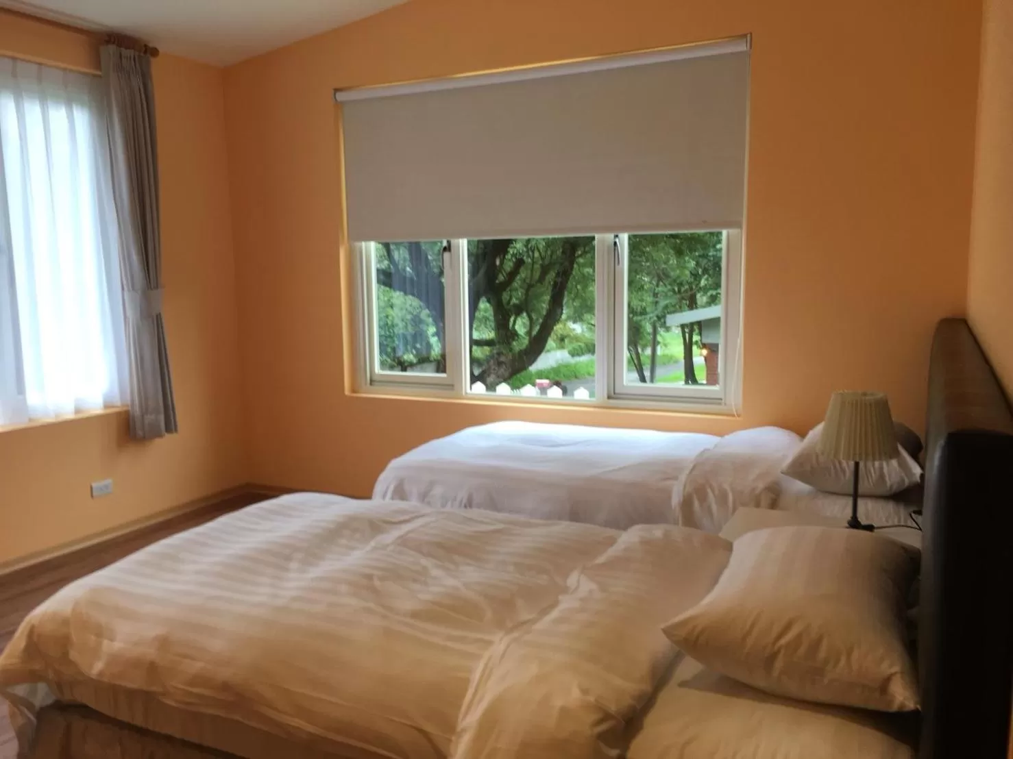 Bed in American Village Resort