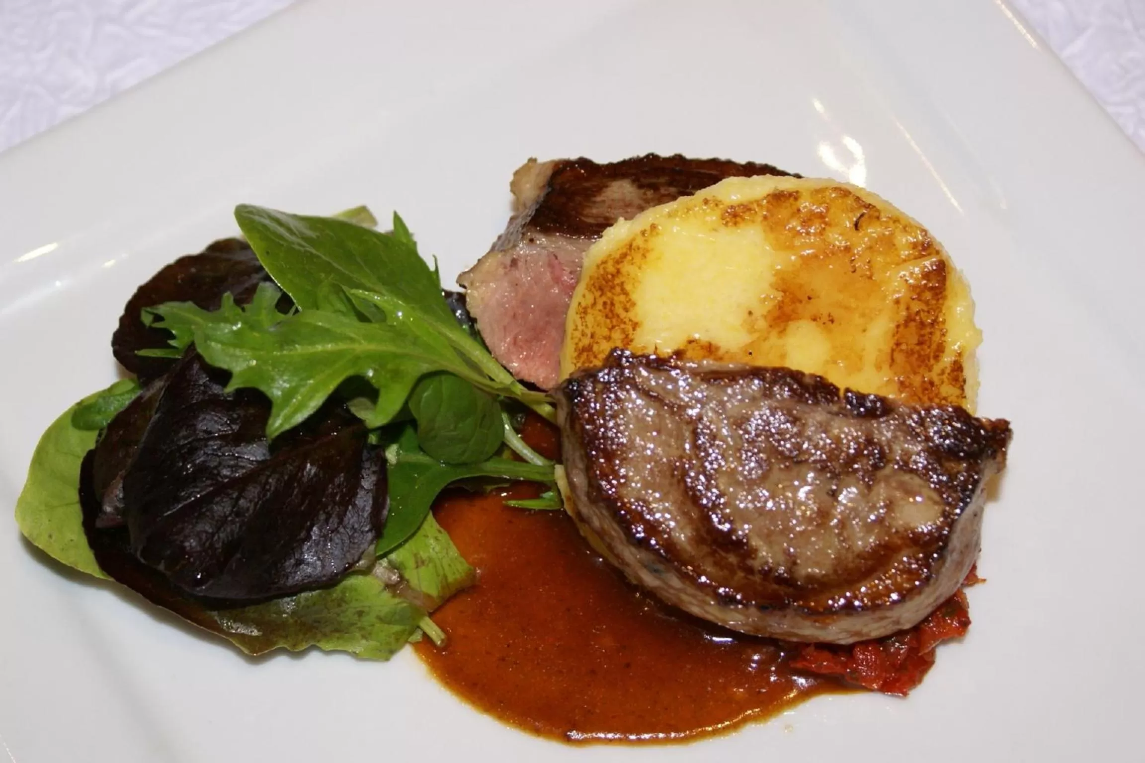 Food close-up in Logis Hotel Du Chateau