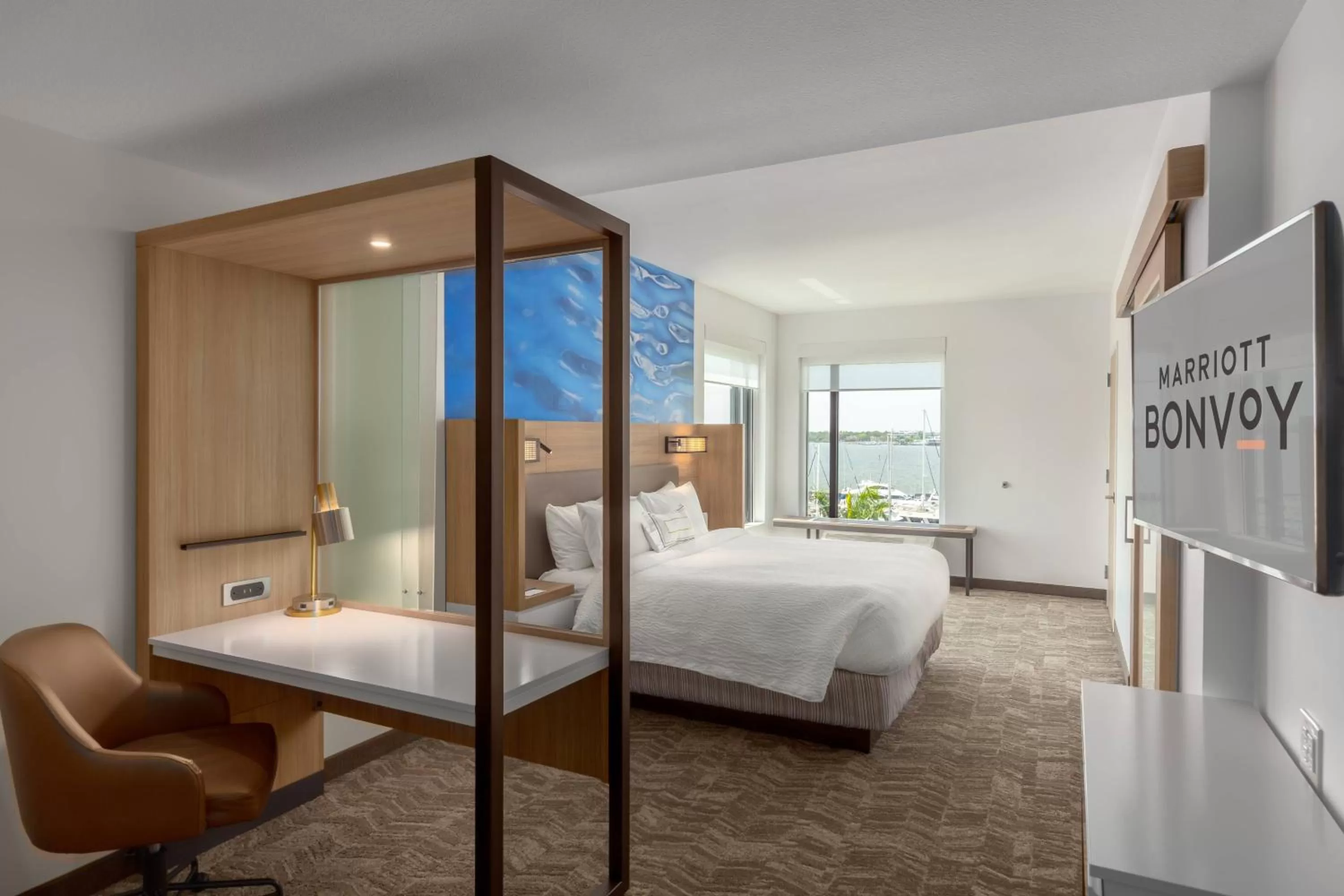 Bedroom, Bed in SpringHill Suites by Marriott Bradenton Downtown/Riverfront
