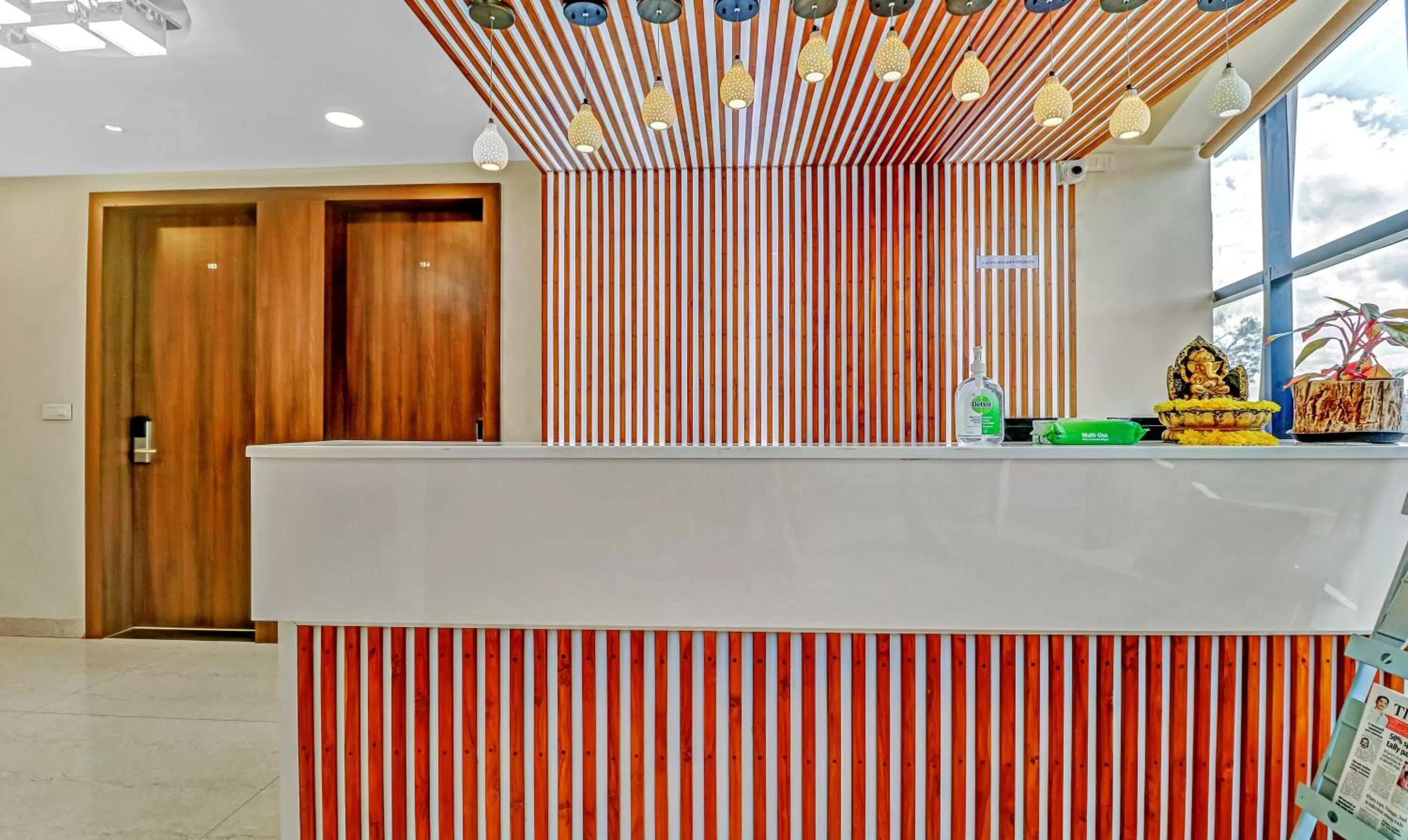 Lobby/Reception in Treebo Trend Punarnava Bypass Road