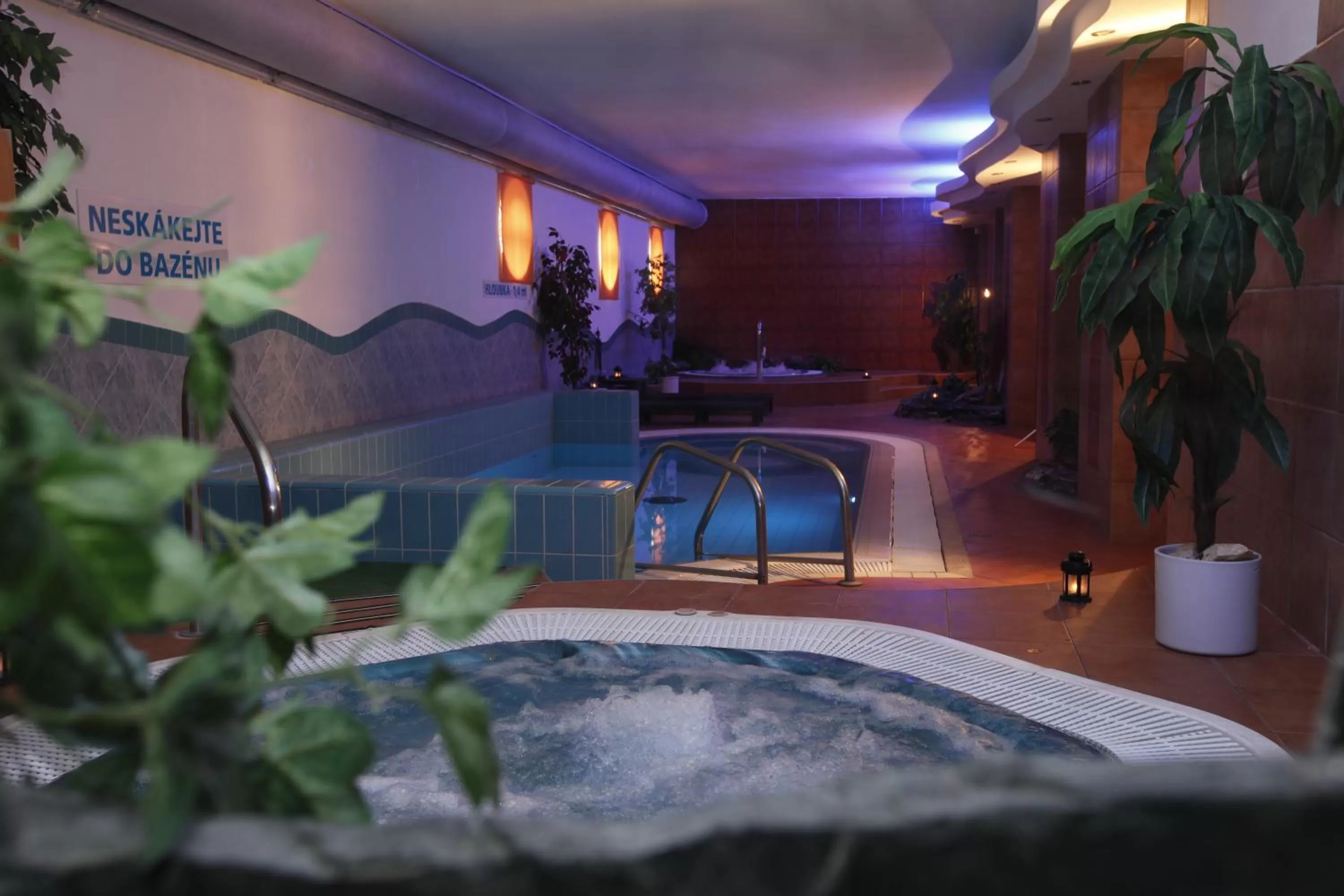 Hot Tub, Swimming Pool in Wellness Hotel Staré Město