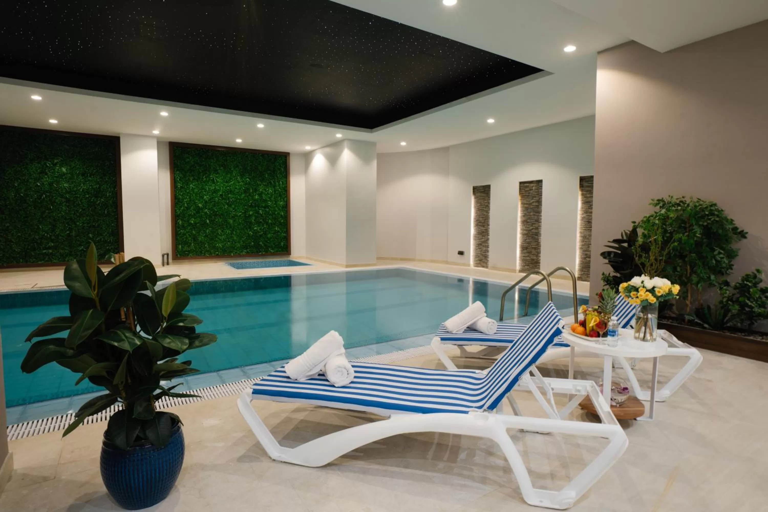 Pool view in Cantonal Hotel by Warwick