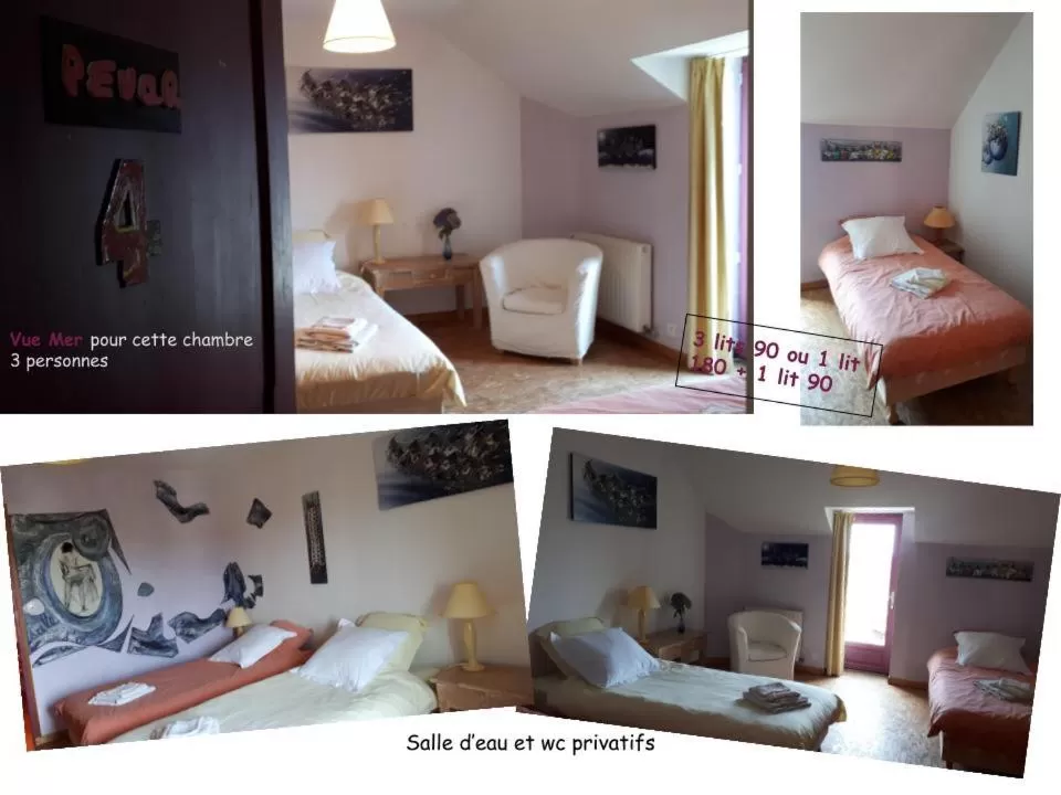 Triple Room in Les Hortensias - Chambres d'Hôtes