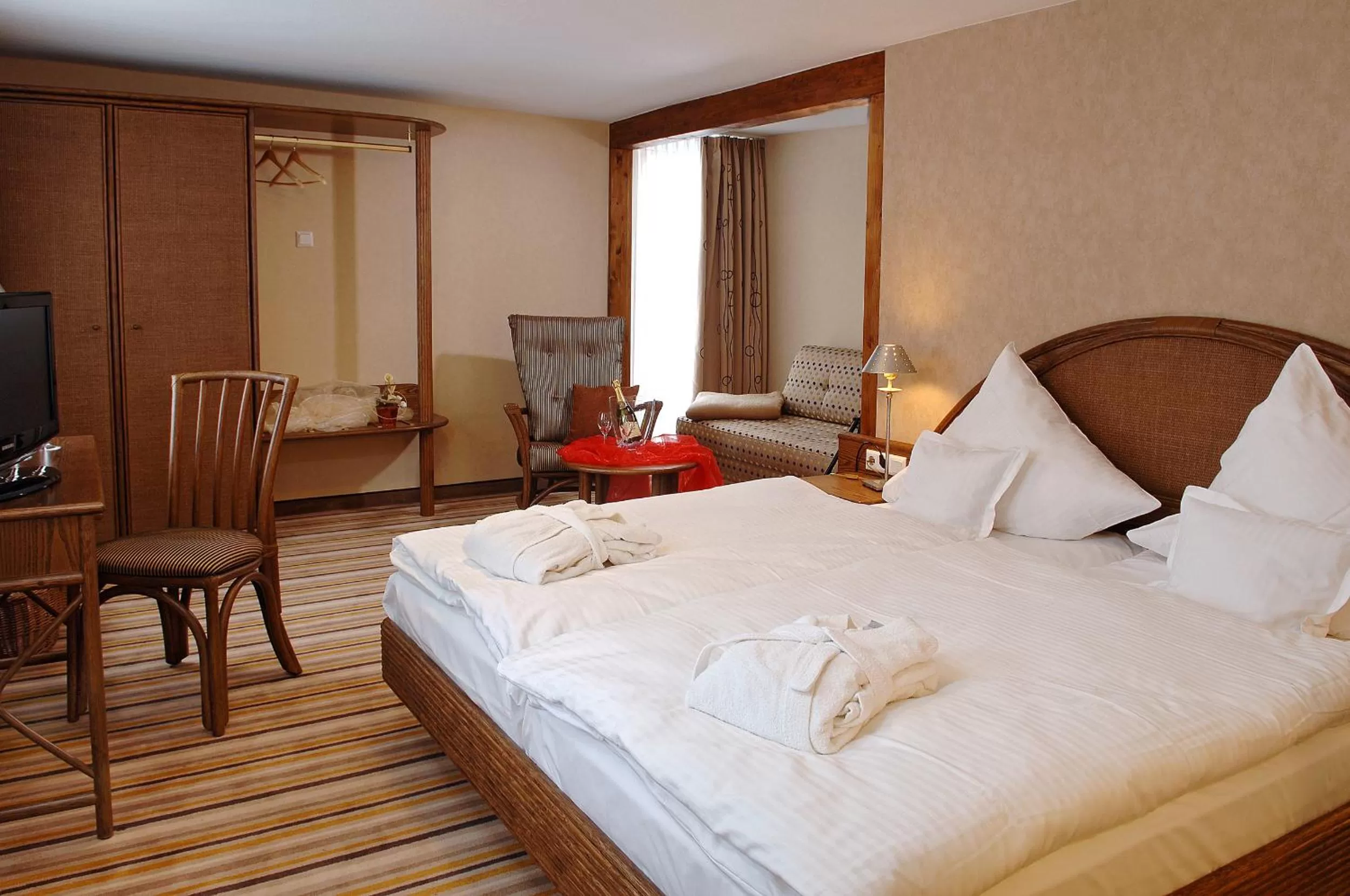 Photo of the whole room, Bed in Gästehaus Dorf-Alm