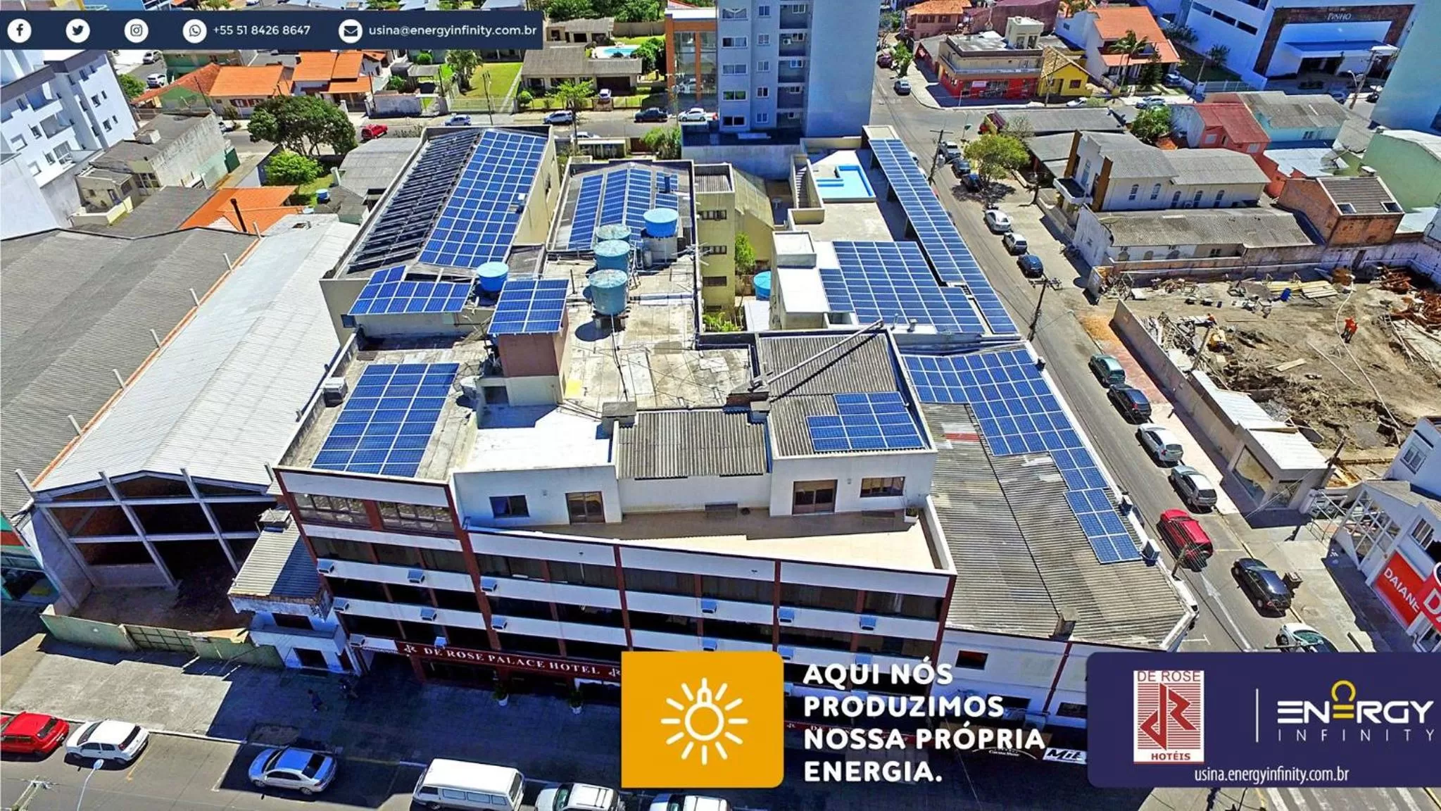 Property building, Bird's-eye View in De Rose Palace Hotel