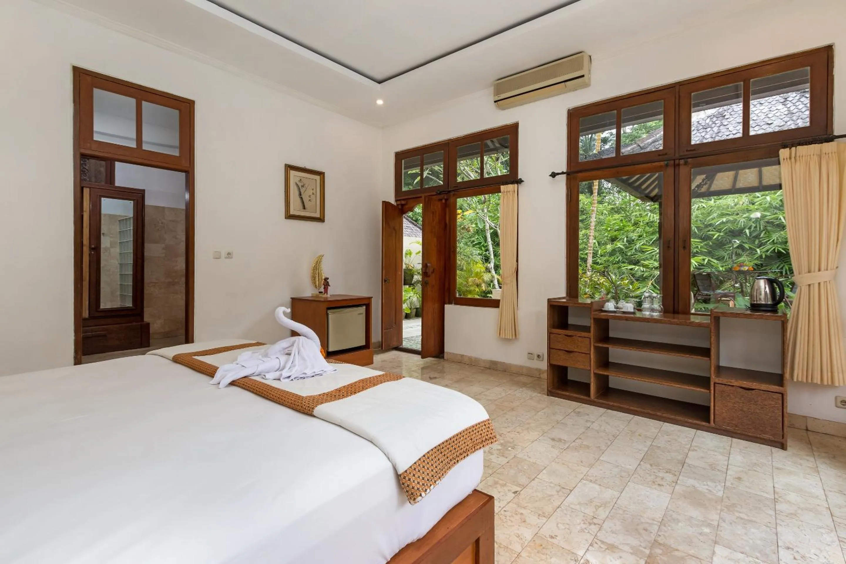 Bed in Padma Ubud Retreat