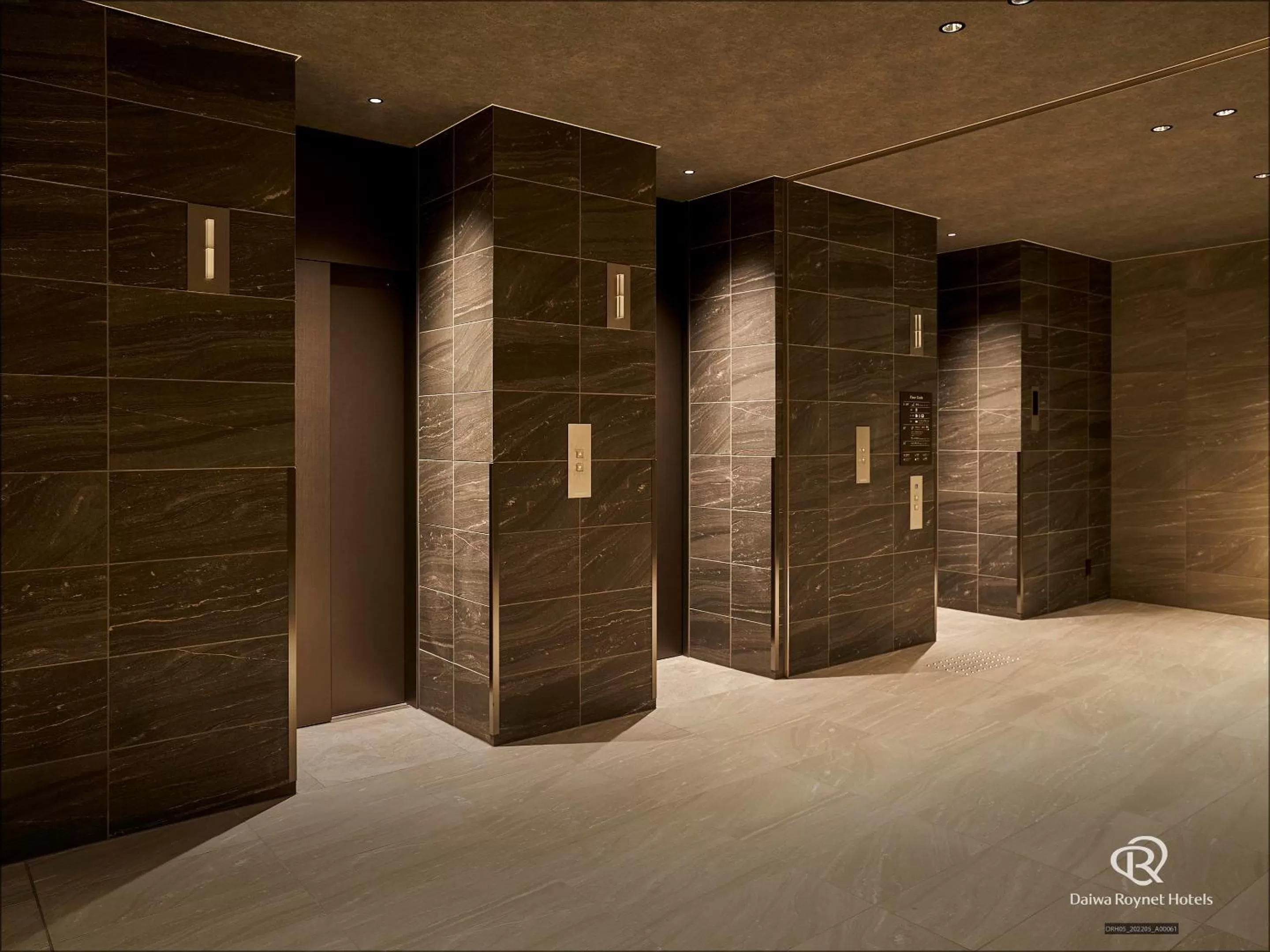 elevator in Daiwa Roynet Hotel KOBE-SANNOMIYA PREMIER