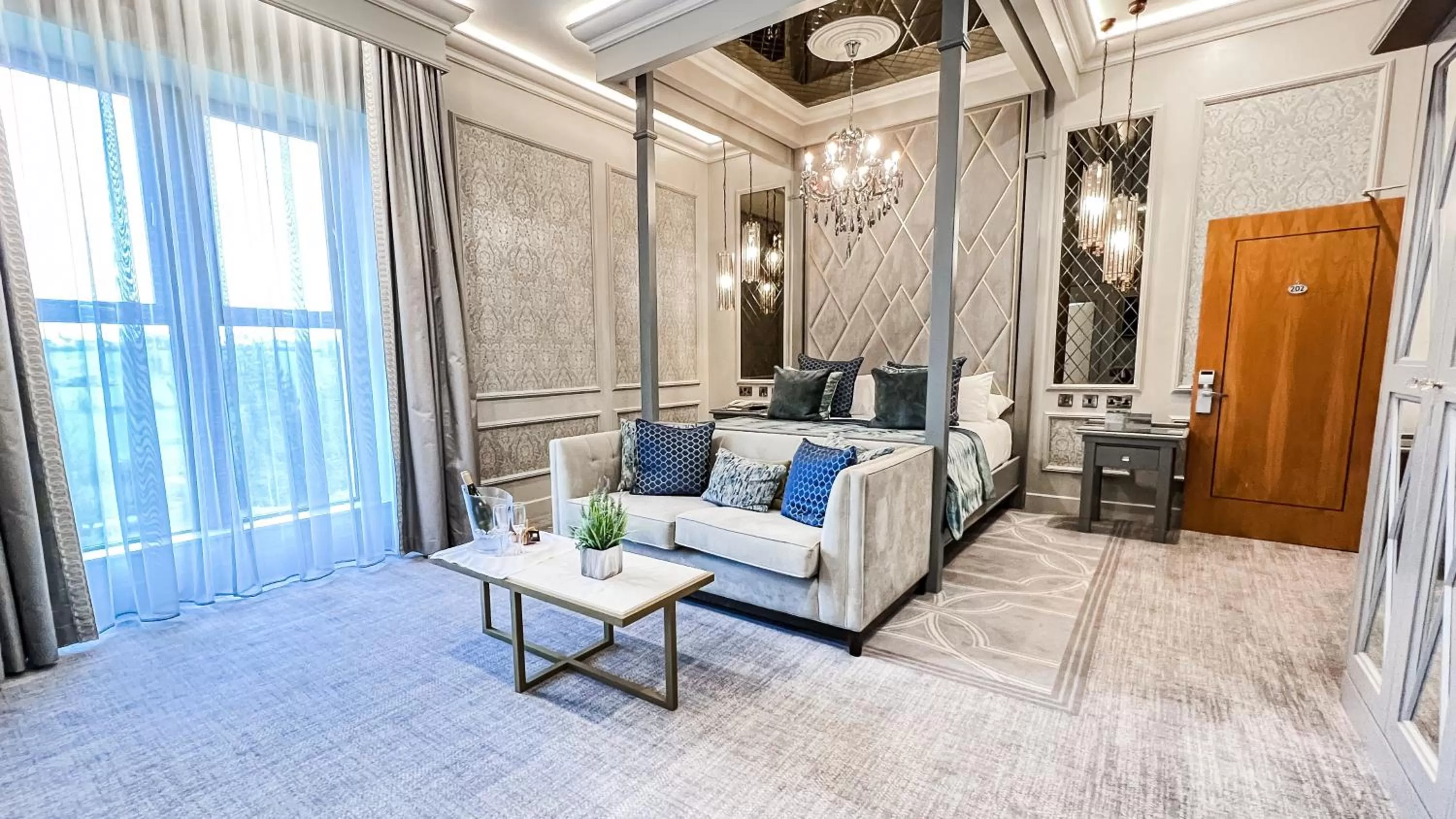 Bedroom in Errigal Country House Hotel