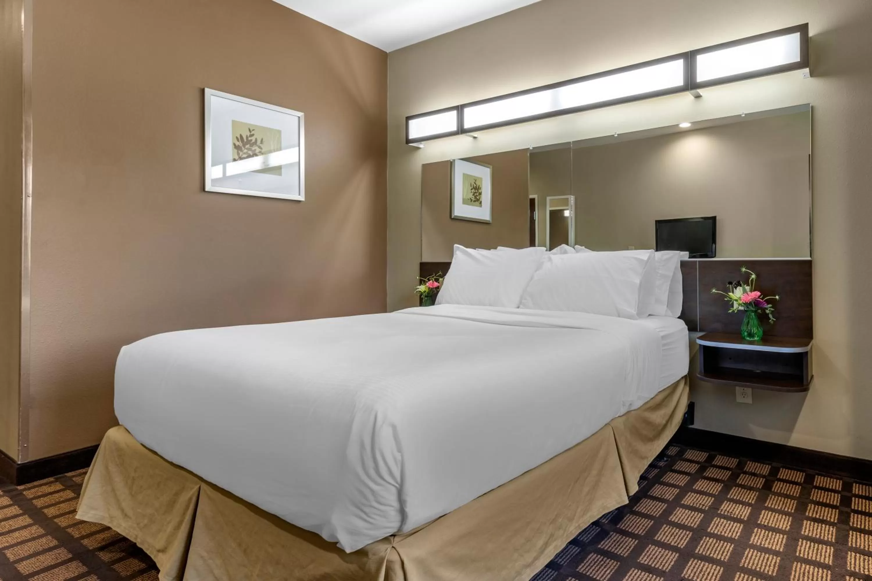 Bed in Microtel Inn & Suites Dillsboro/Sylva