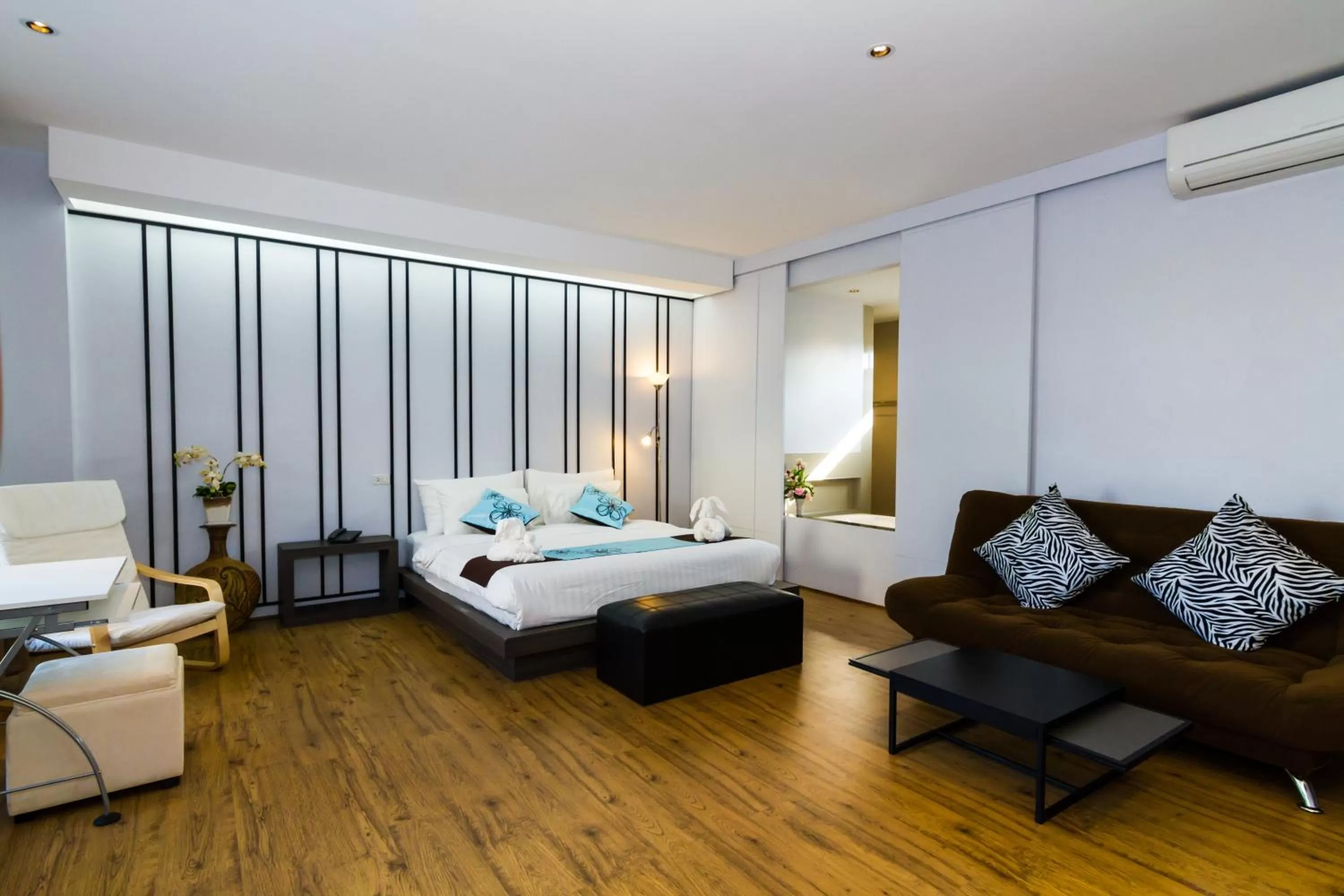 Bed in Panlaan Boutique Resort