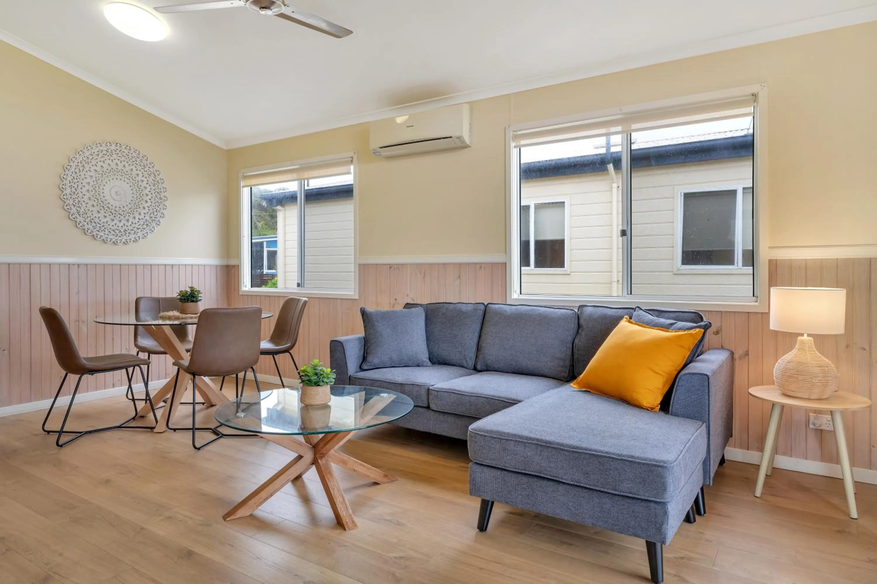 Living room in Ingenia Holidays Nambucca Heads