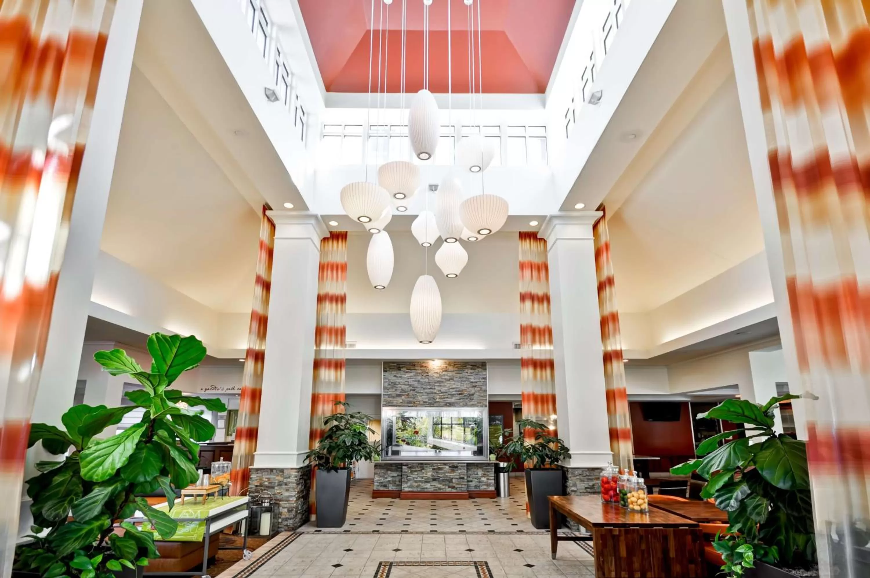 Lobby or reception in Hilton Garden Inn Tampa North