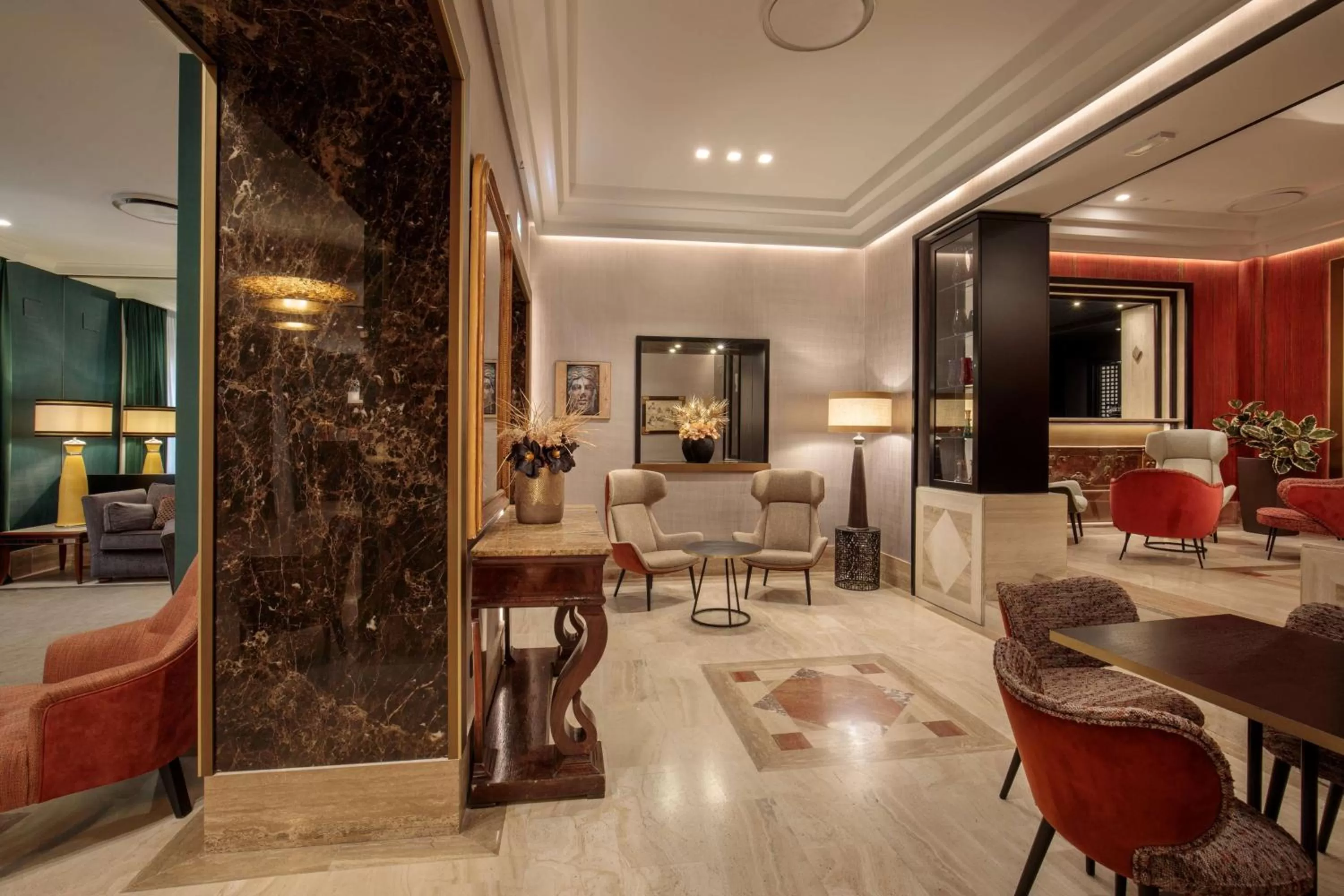 Lobby or reception in Hotel Diana Roof Garden