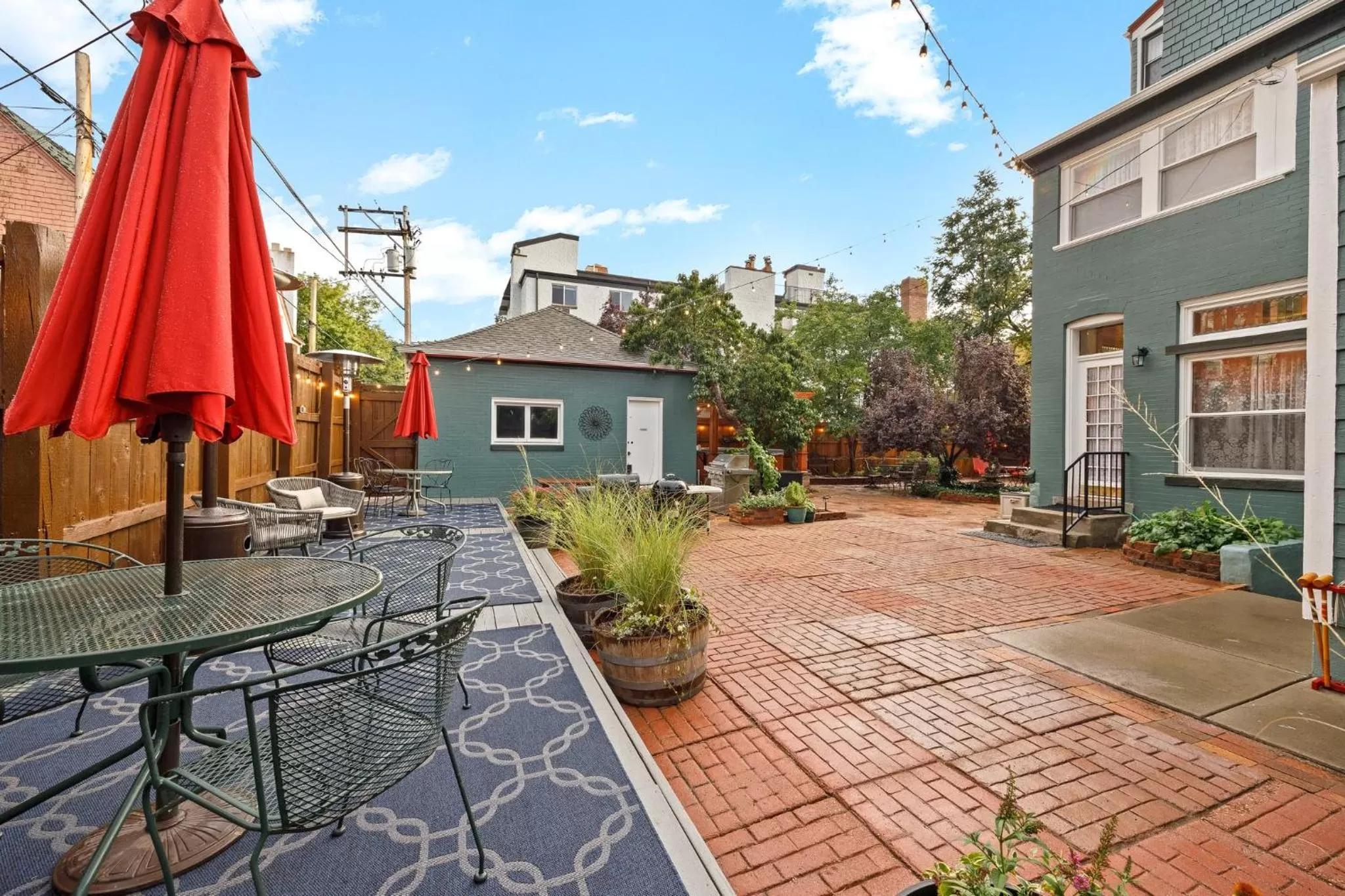 Patio in Flora House Denver
